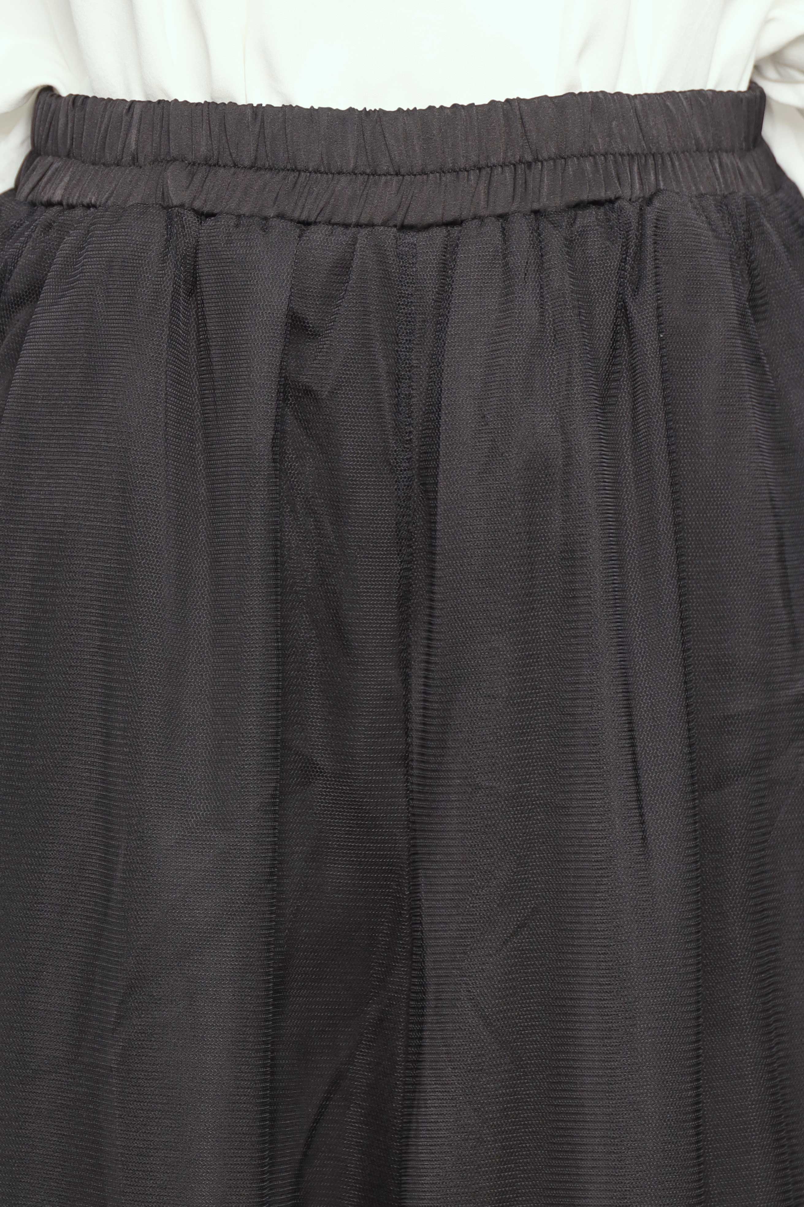PO - Christine Netted Pants in Black