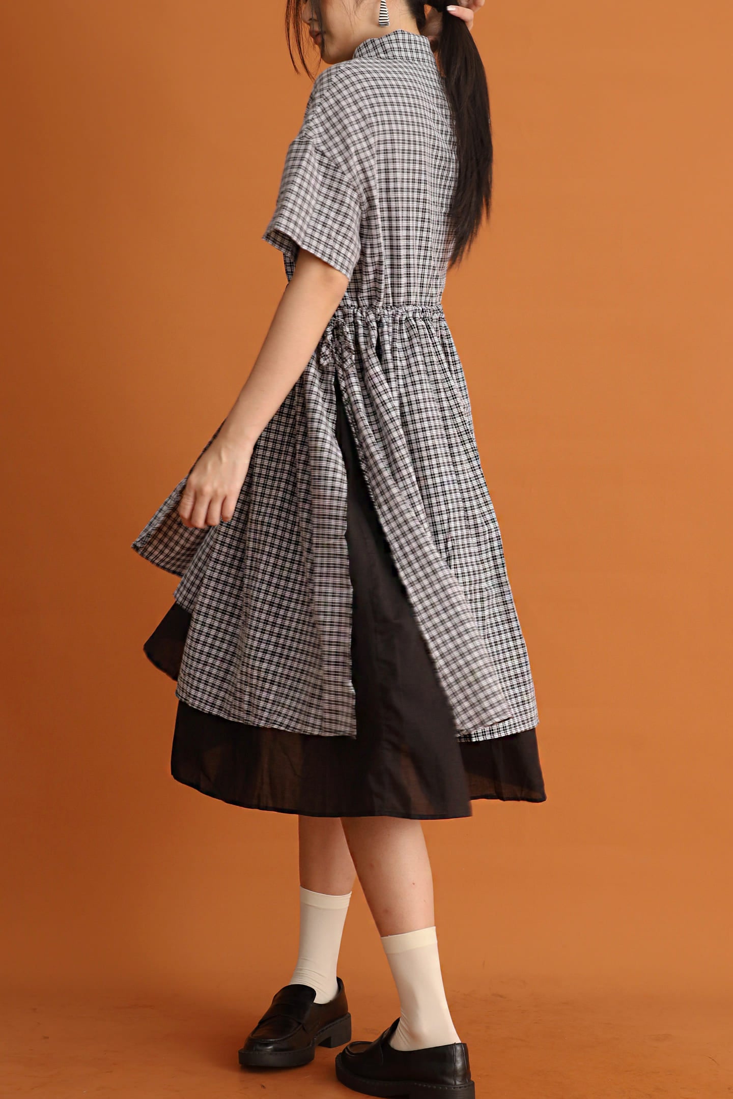 CHOSEN - Classic Noir Dress in Checks