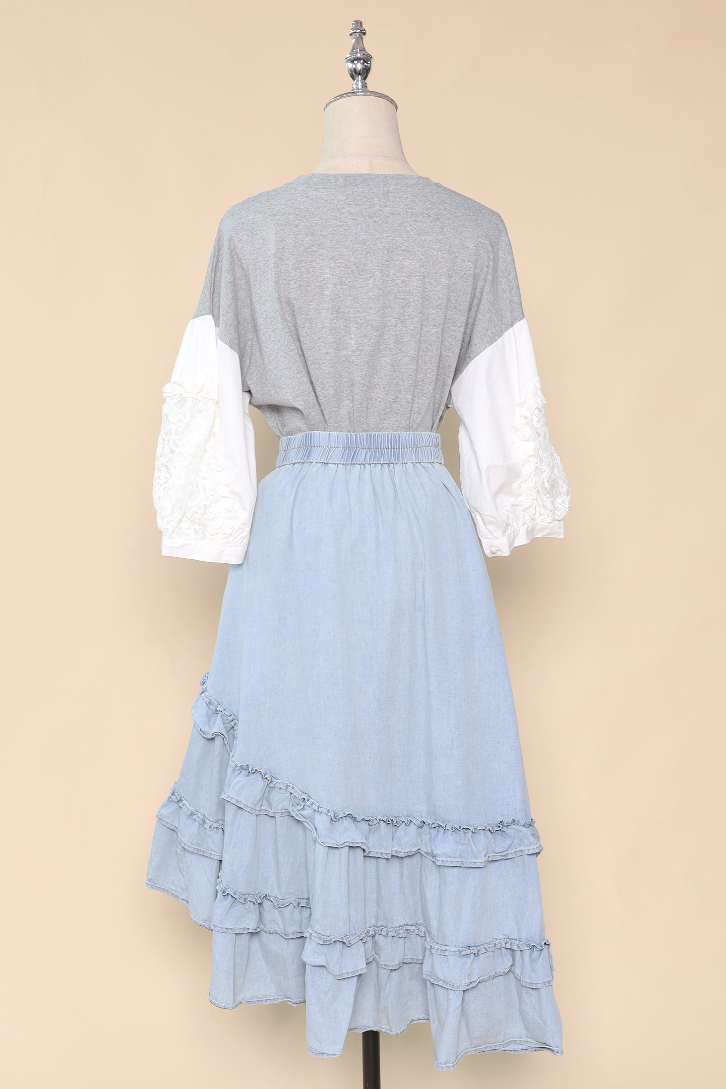 PO - Colbie Denim Frill Skirt