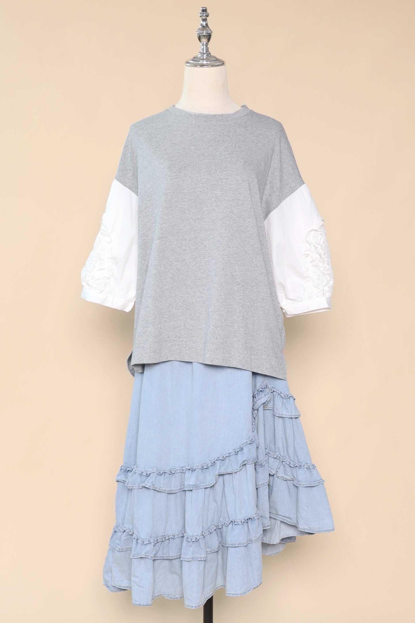 PO - Colbie Denim Frill Skirt