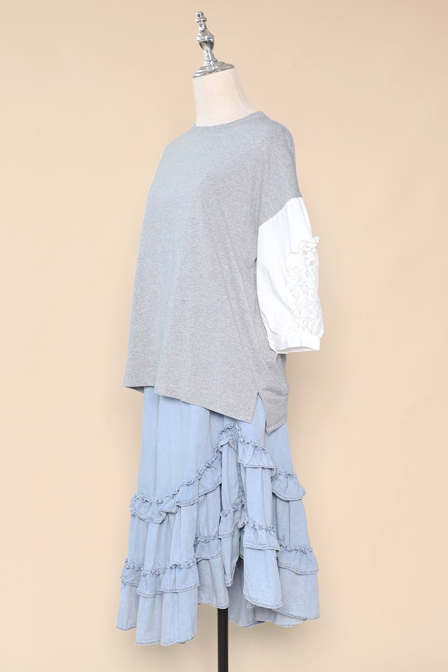 PO - Colbie Denim Frill Skirt