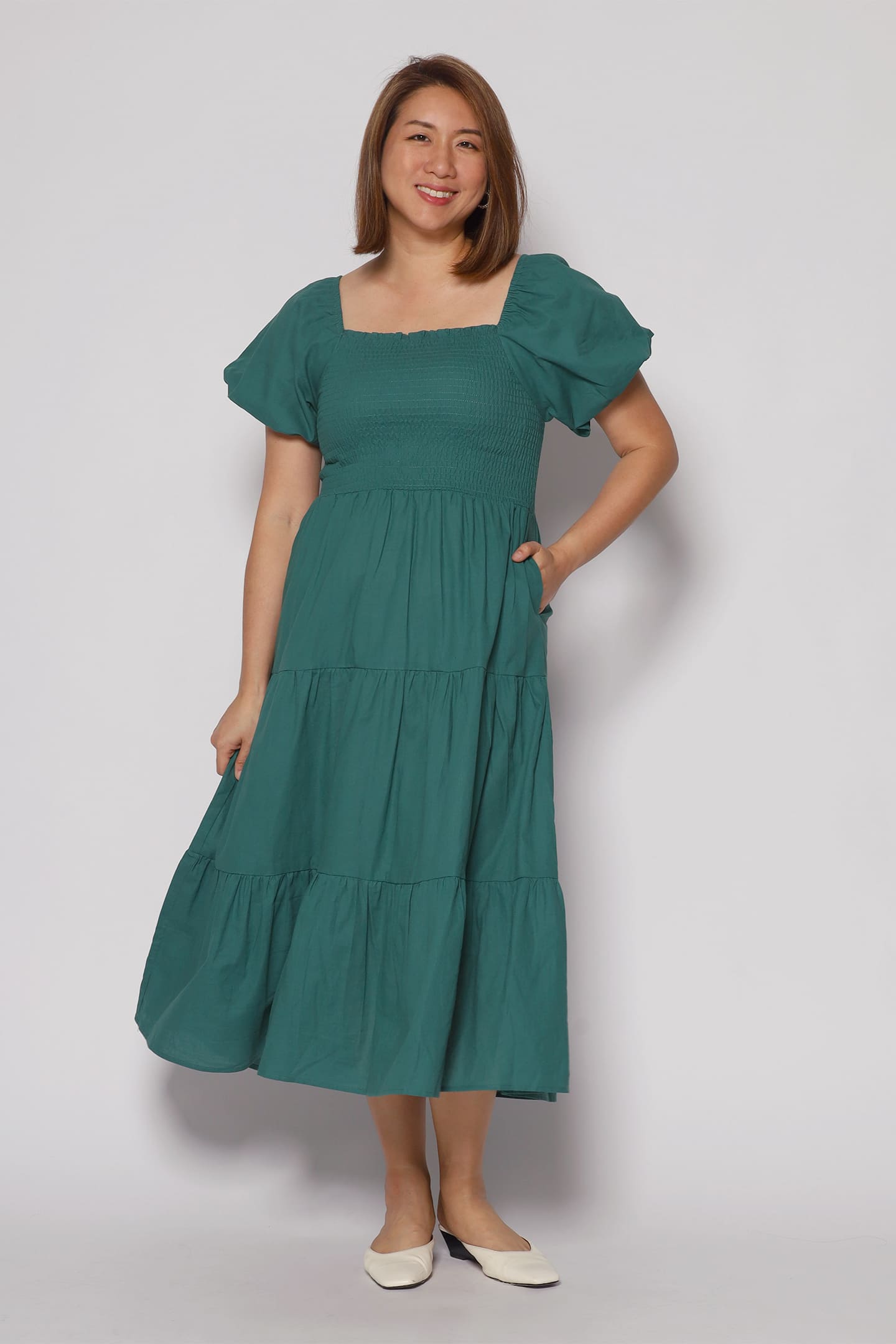 Colette Dress in Green