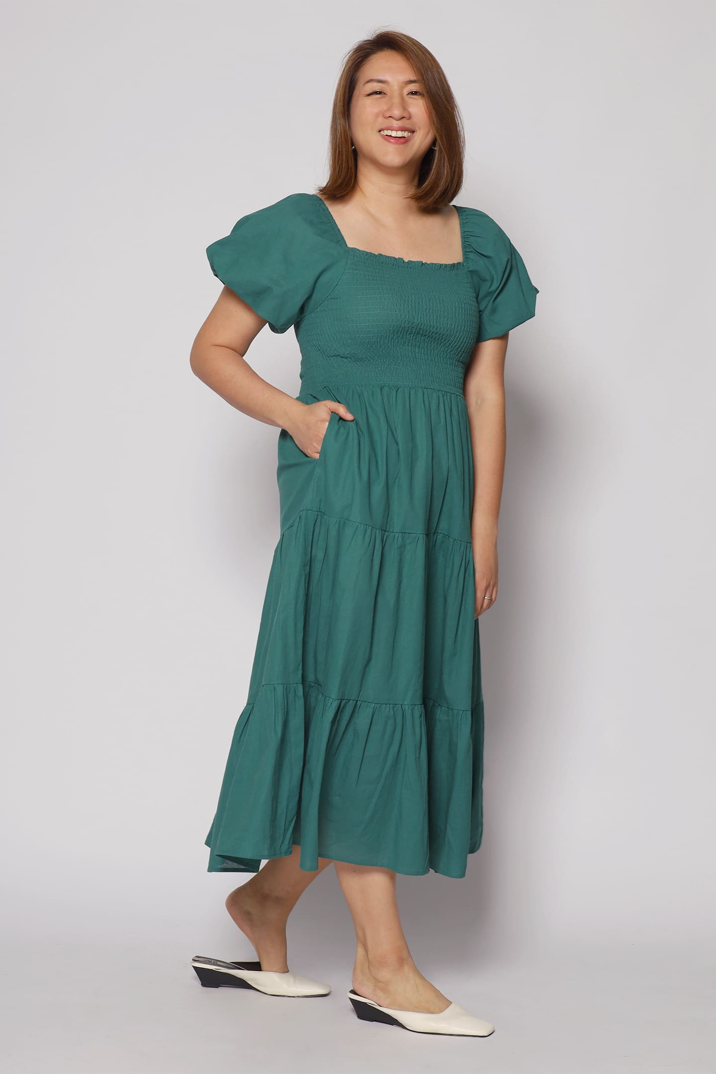 Colette Dress in Green