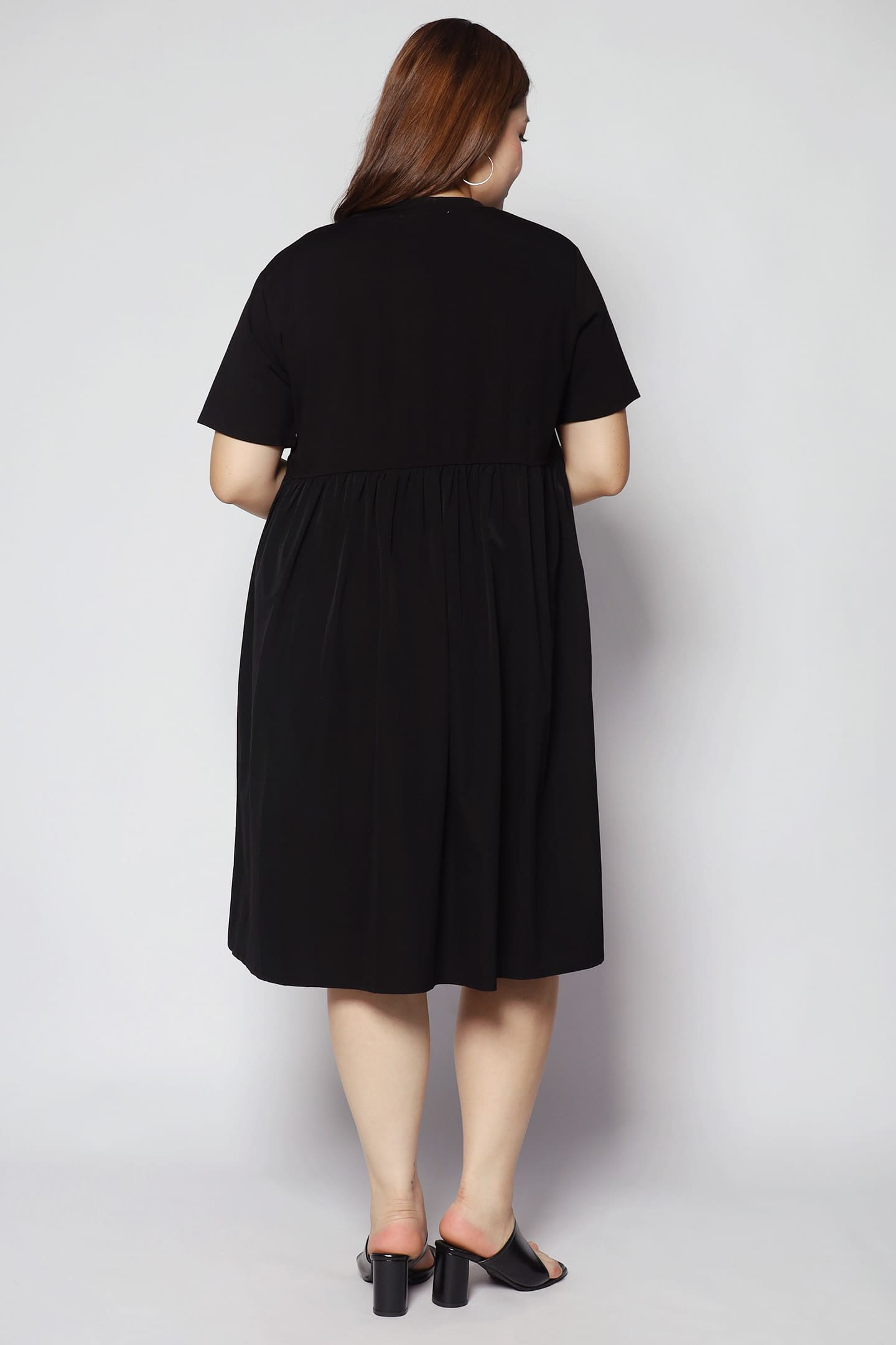 Coo Stripes Dress in Black