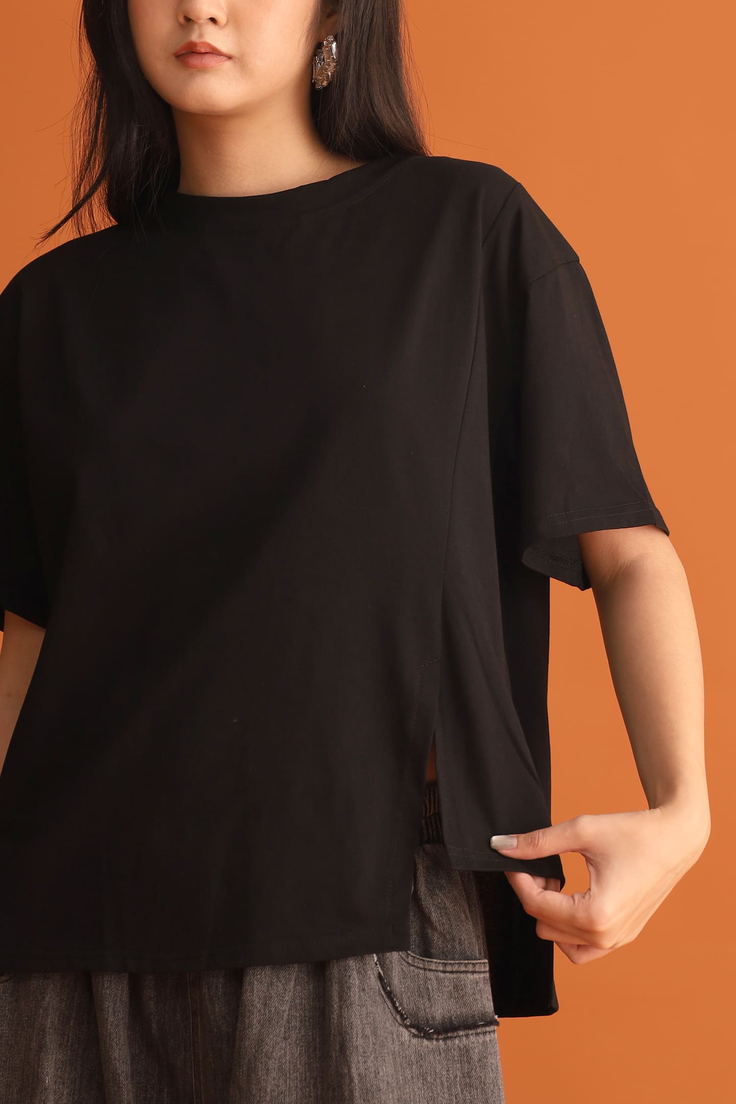 CHOSEN - Core Edit Top in Black