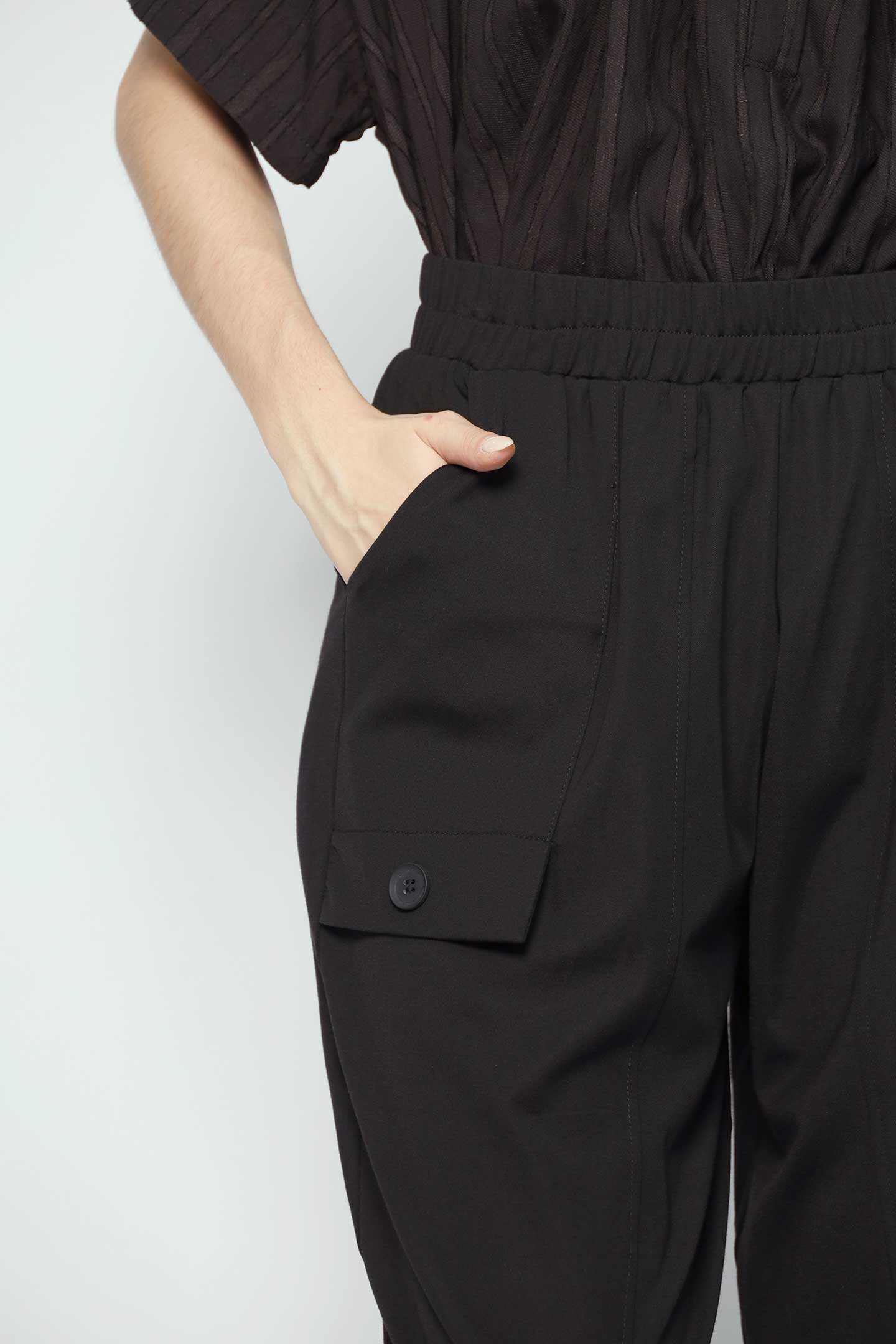 Backorders Cressyn Pocket Pants in Black