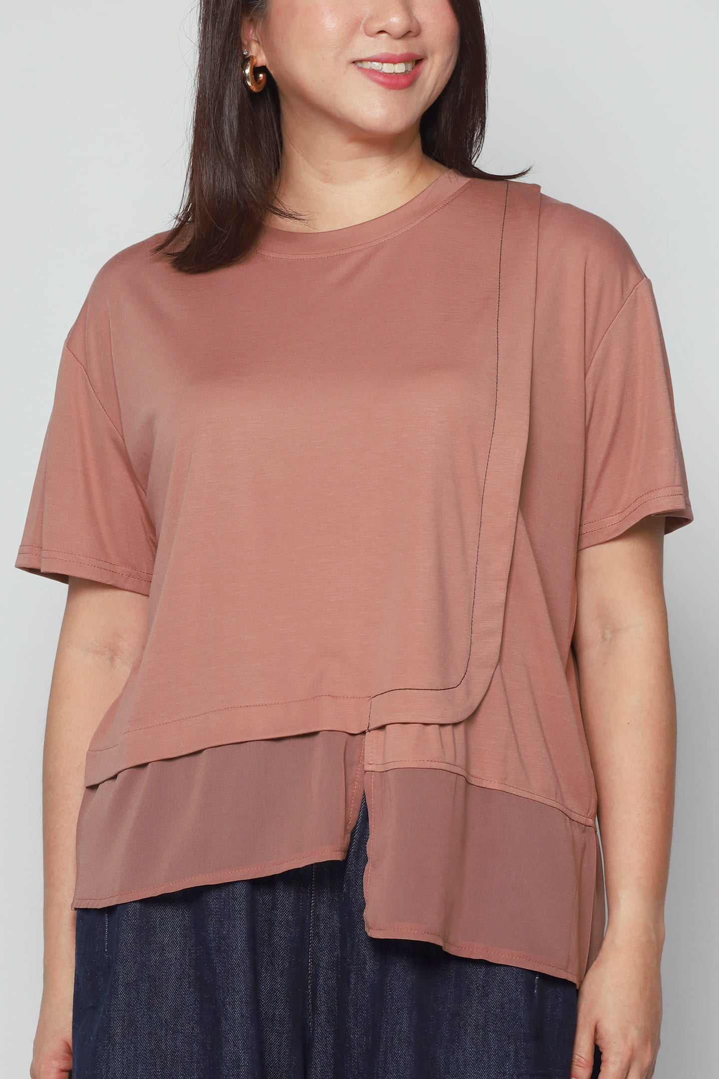 Backorders Easy By TE - Daphne Top in Pink
