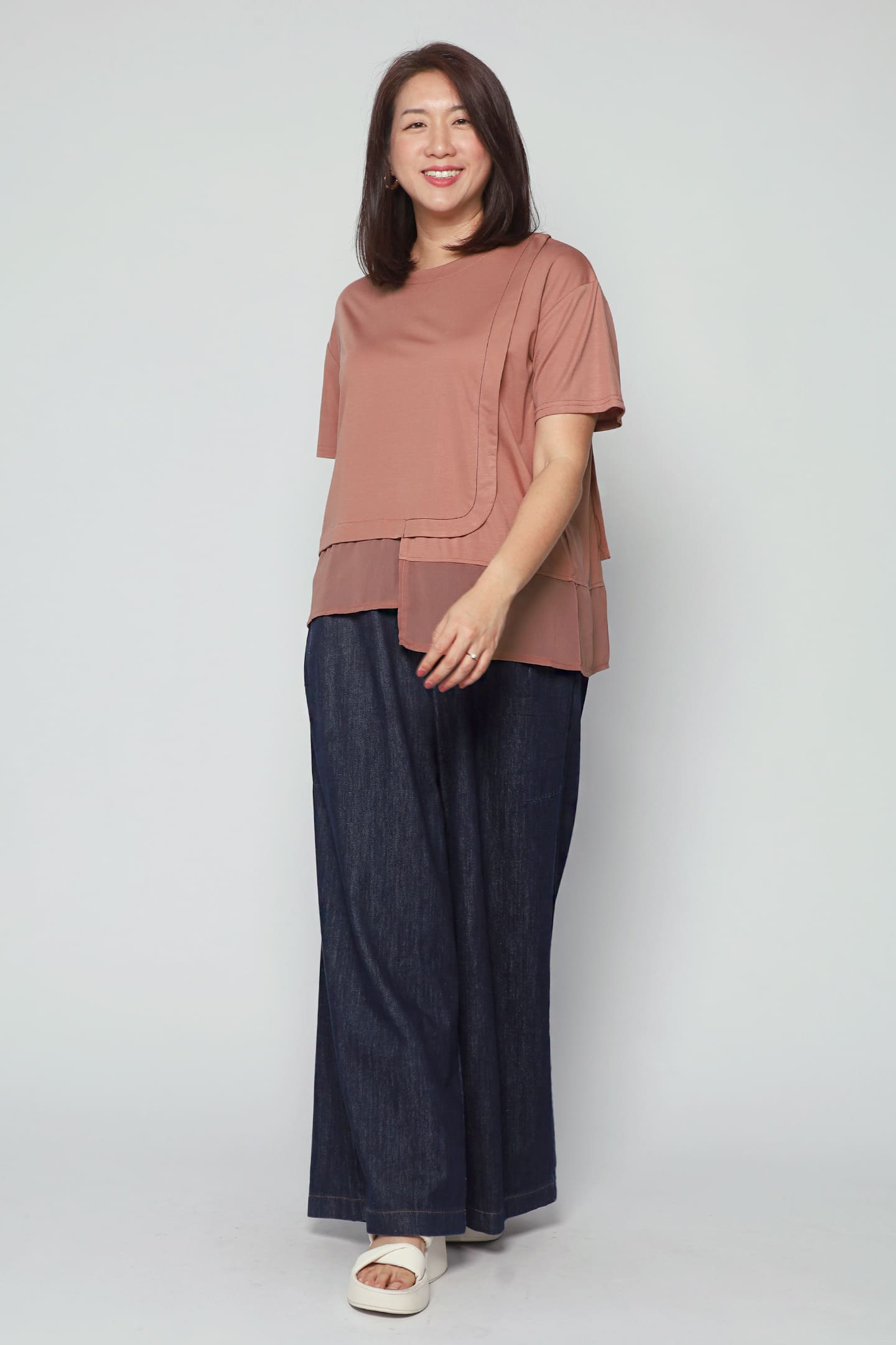 Backorders Easy By TE - Daphne Top in Pink