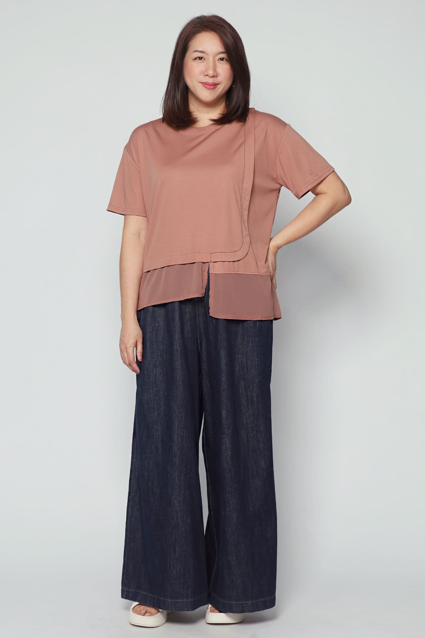 Backorders Easy By TE - Daphne Top in Pink