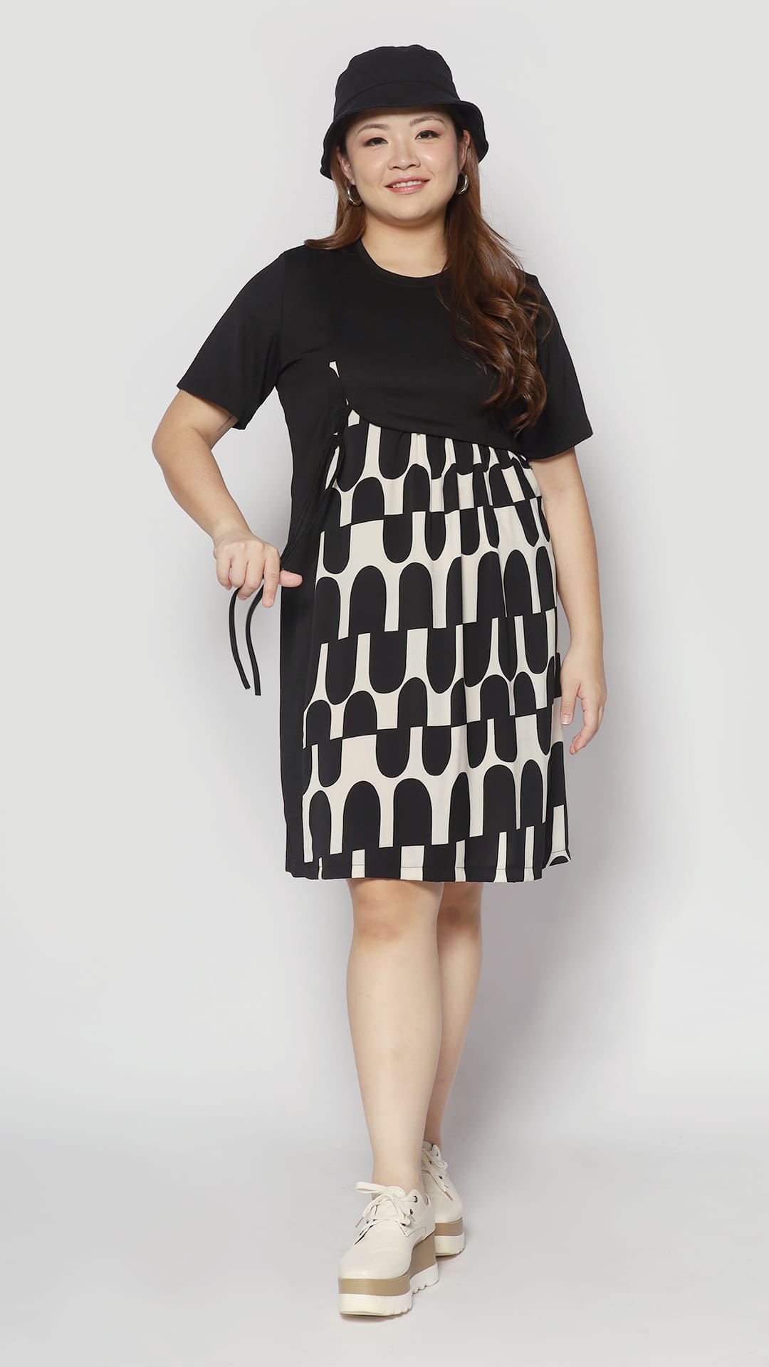 Darcy Dress in Abstract Print