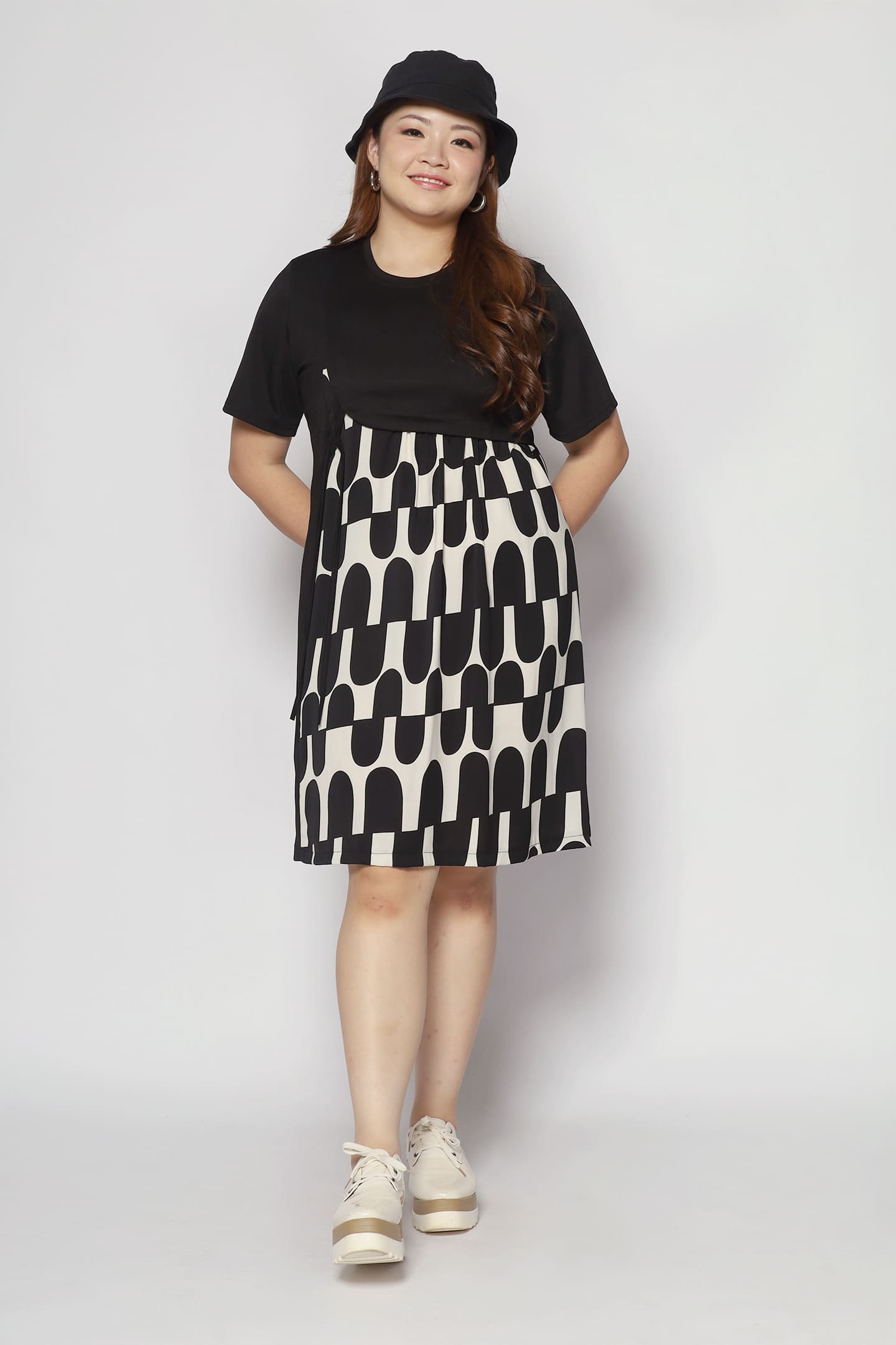 Darcy Dress in Abstract Print