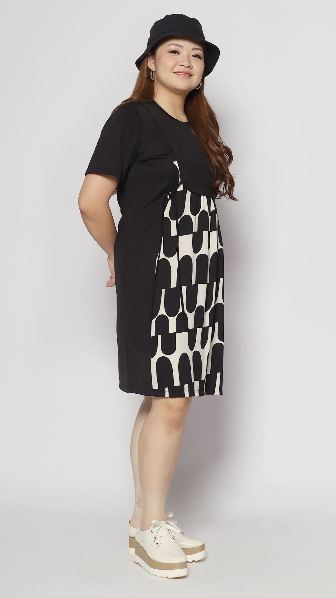 Darcy Dress in Abstract Print