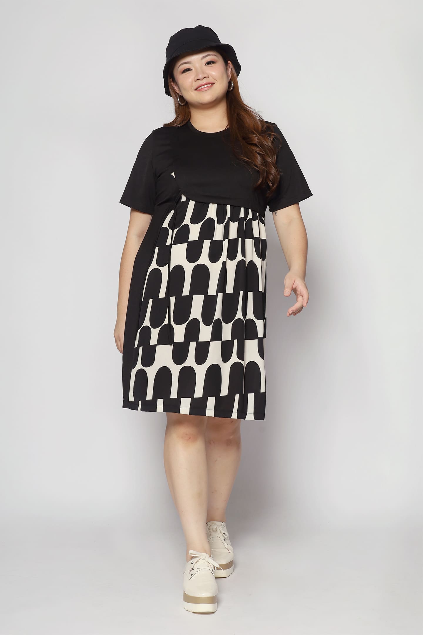 Darcy Dress in Abstract Print