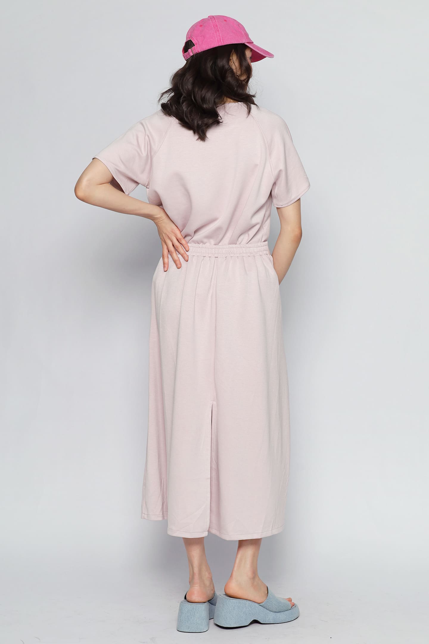 JOY - Date Me 2 in 1 Top and Skirt Set in Pink