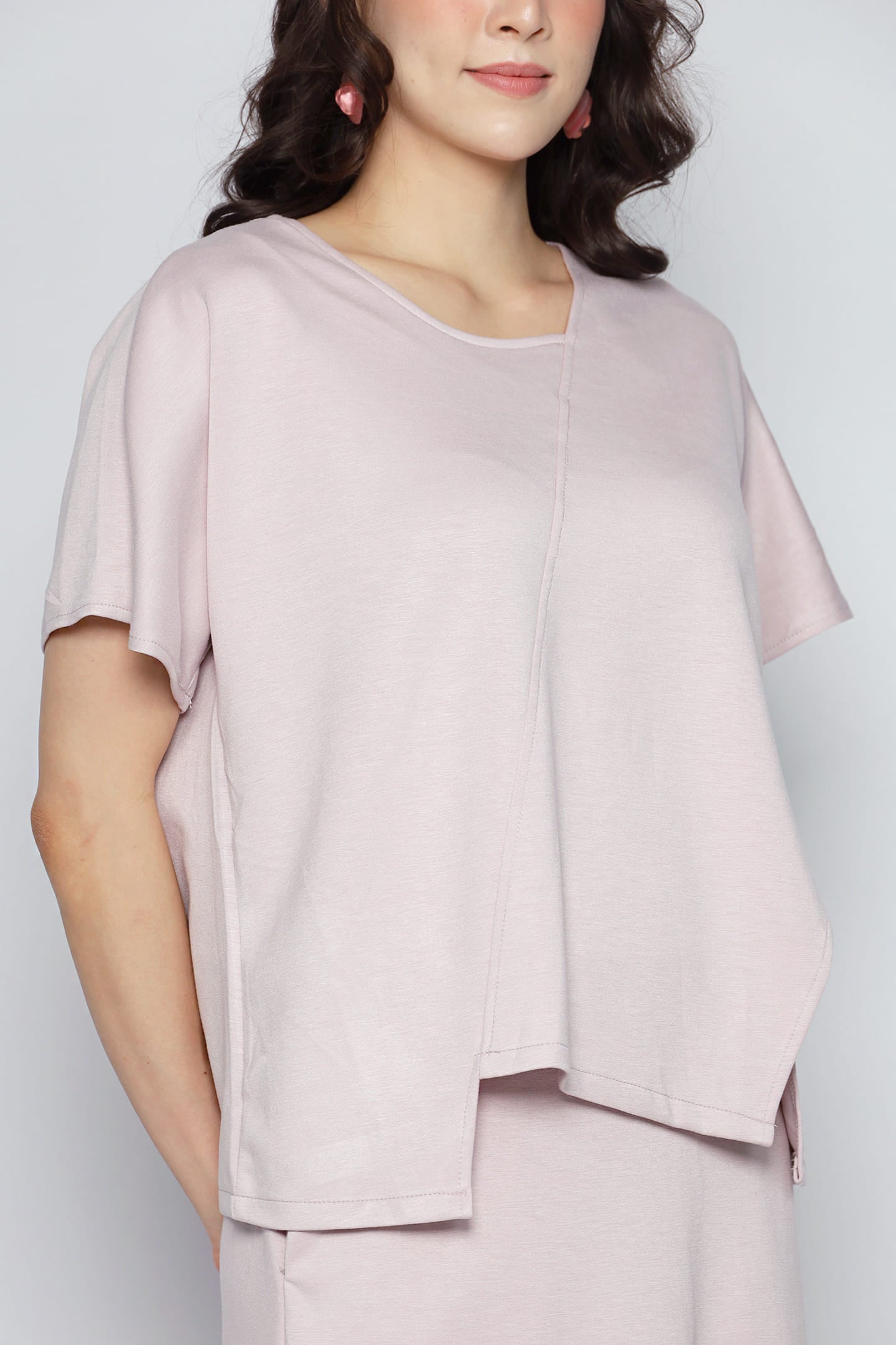 JOY - Date Me 2 in 1 Top and Skirt Set in Pink