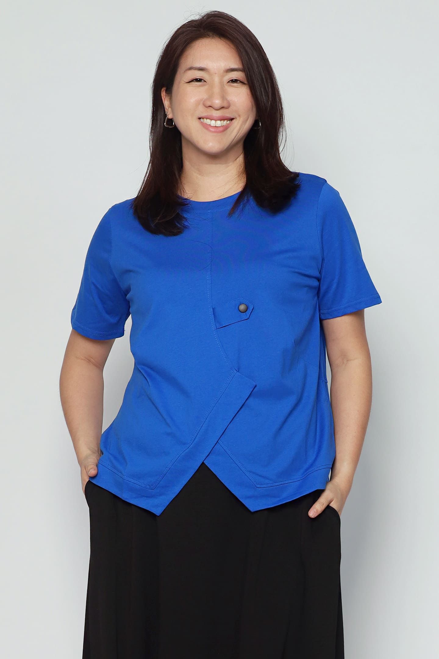 Easy By TE - Day Off Top in Blue