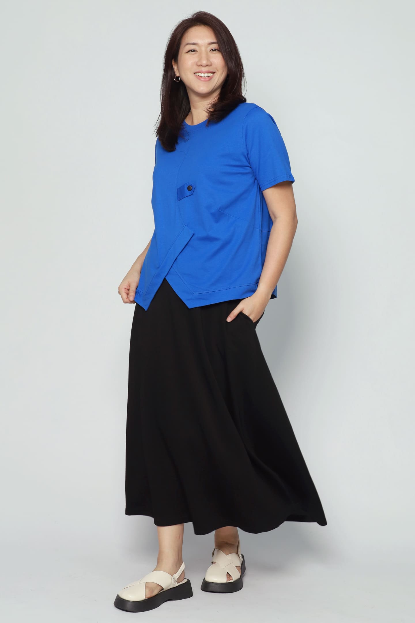 Easy By TE - Day Off Top in Blue