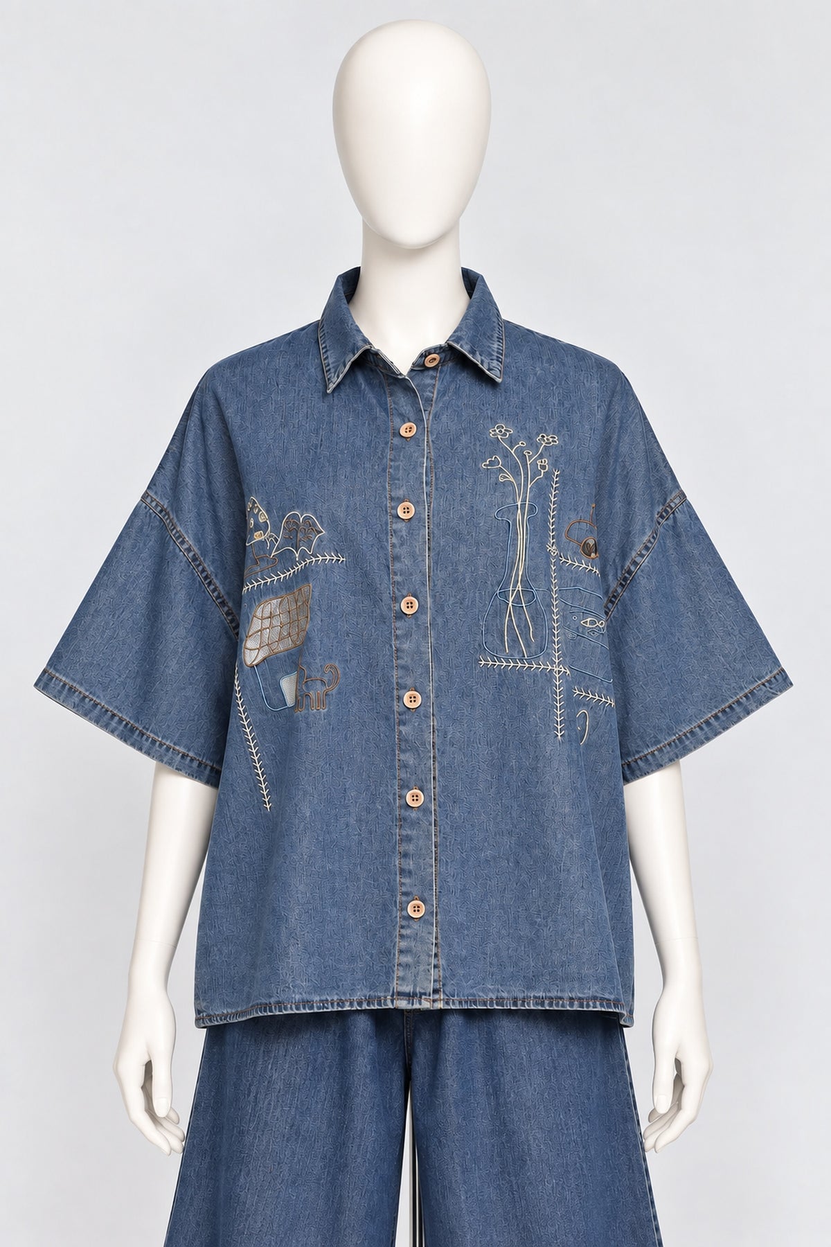PO - Sketch Book Denim Shirt