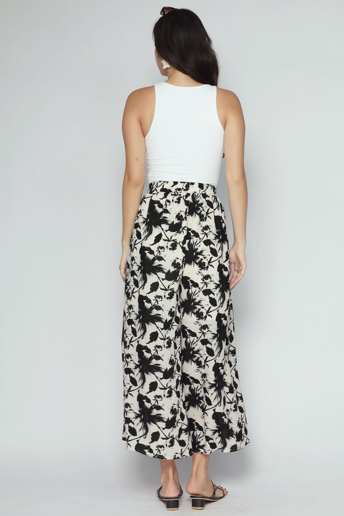 Destiny Flare Pants in Moonlit Bloom