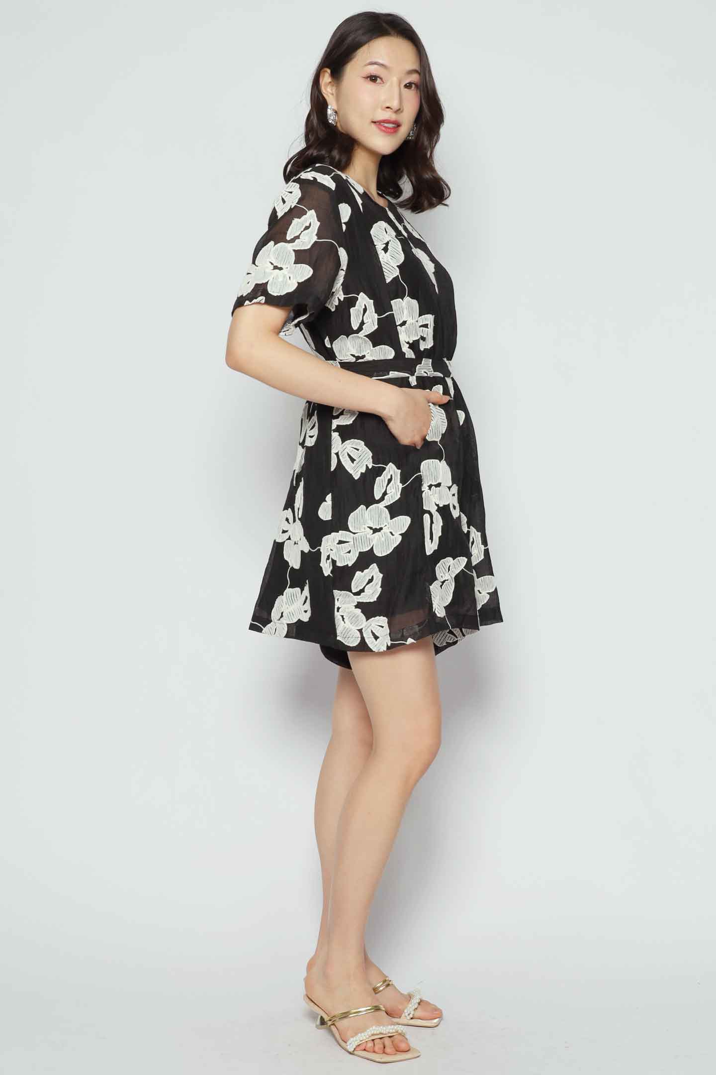 Dion Playsuit in Moon Petal