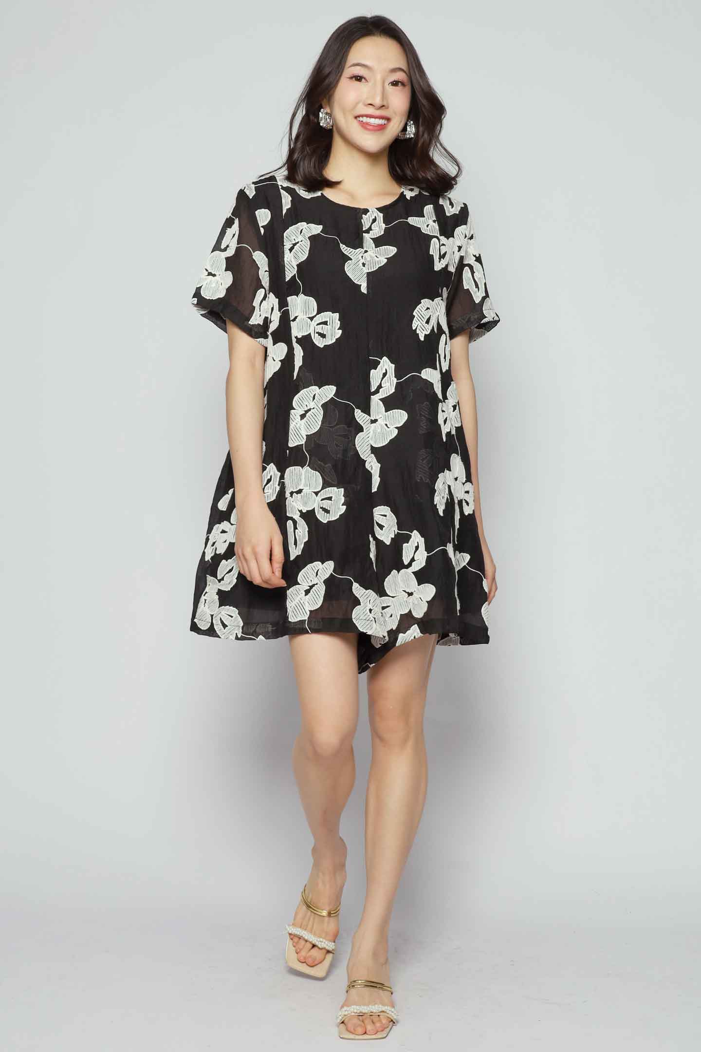 Dion Playsuit in Moon Petal