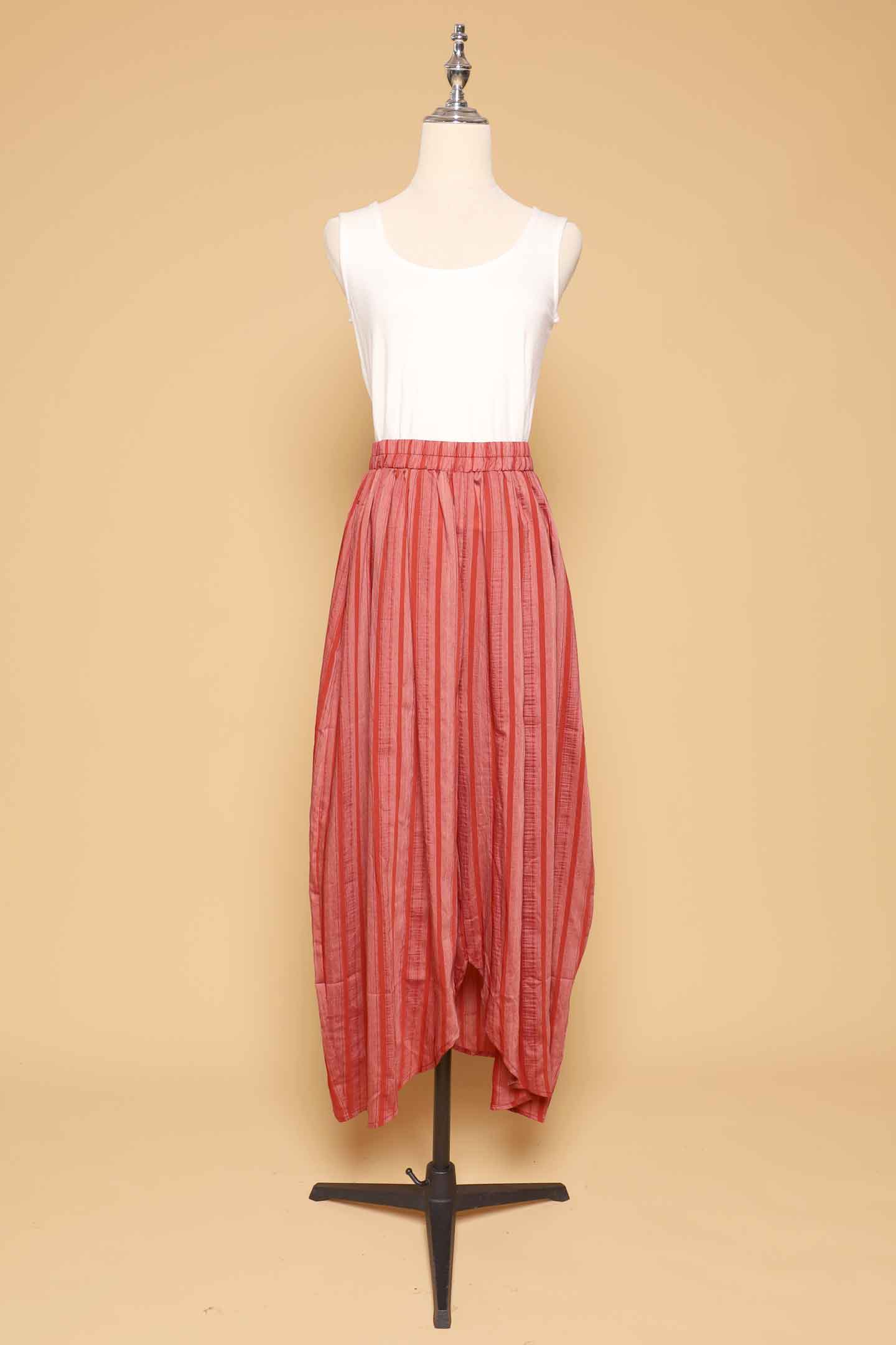 PO - Dippy Culottes in Orange Stripes