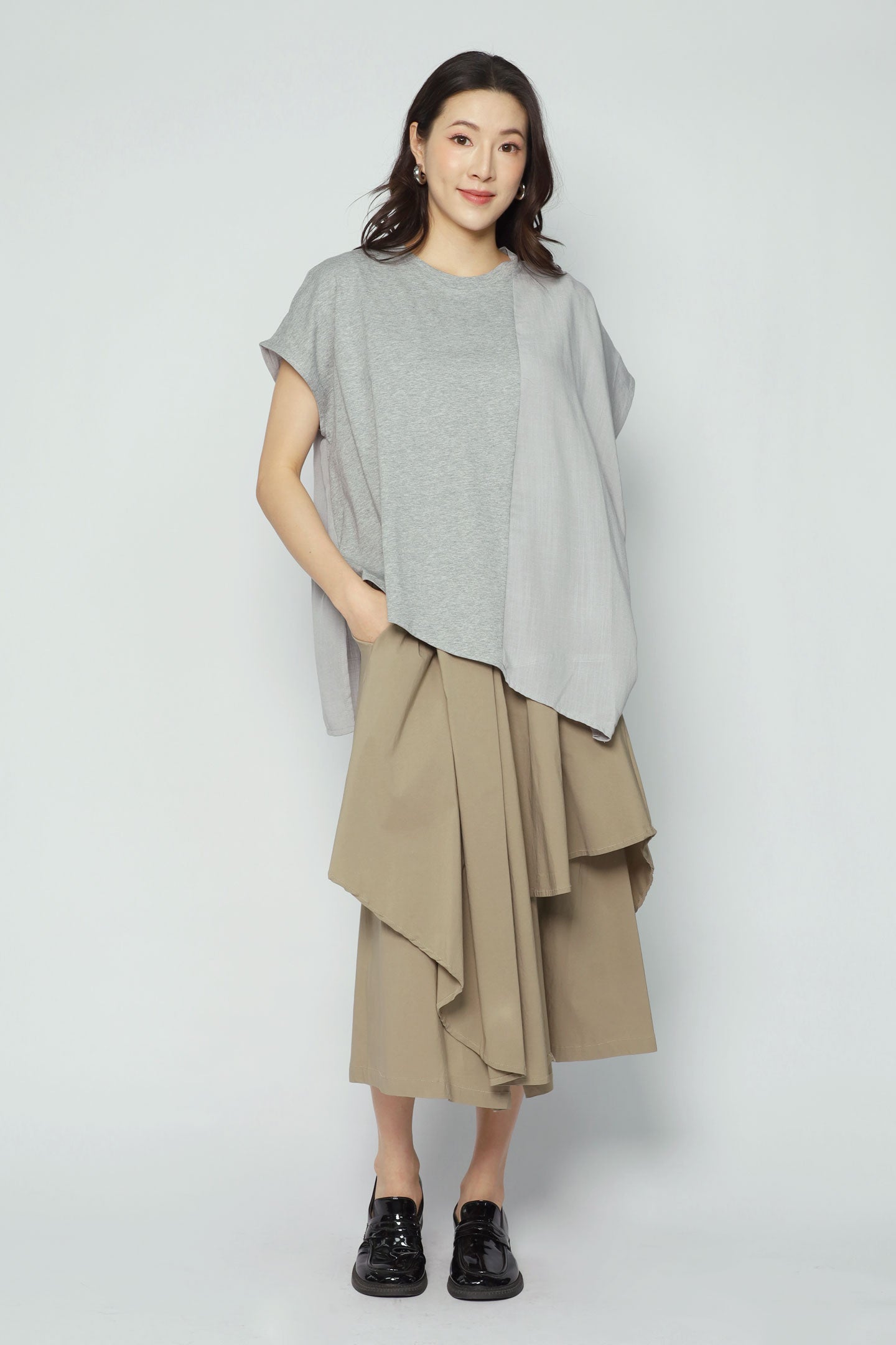 Dolce Top in Grey