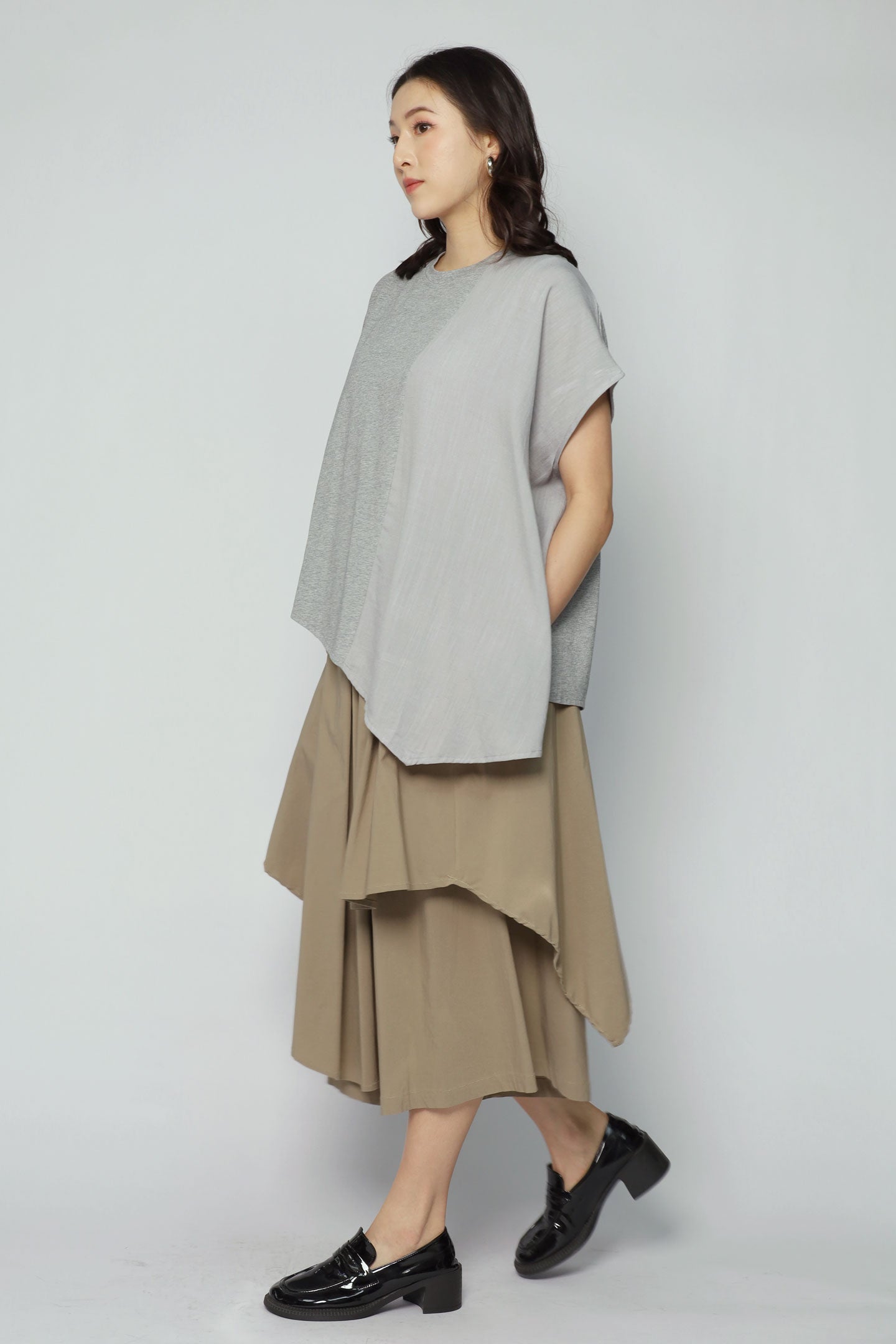 Dolce Top in Grey