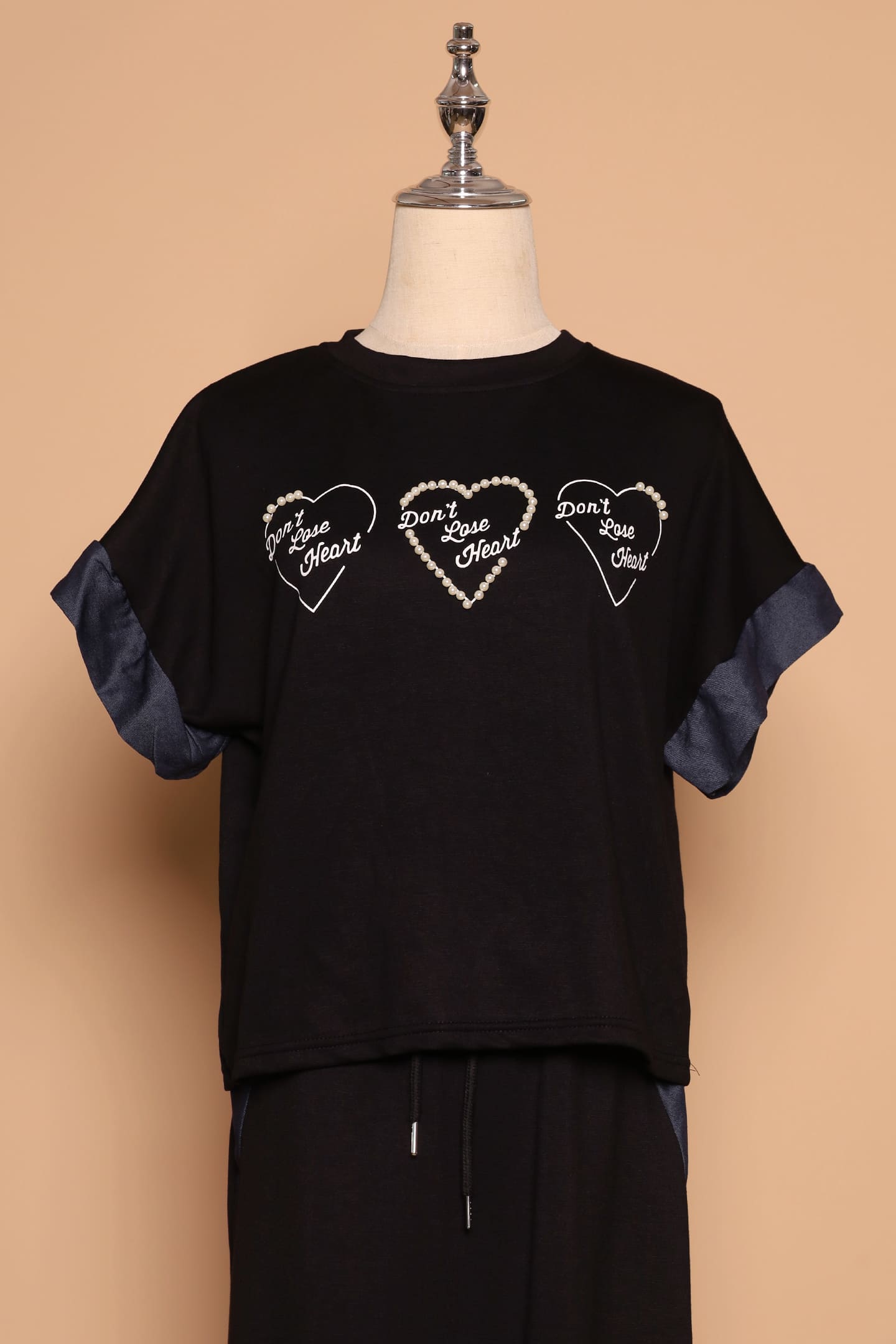 PO - Don't Lose Heart 2 in 1 Skirt Set