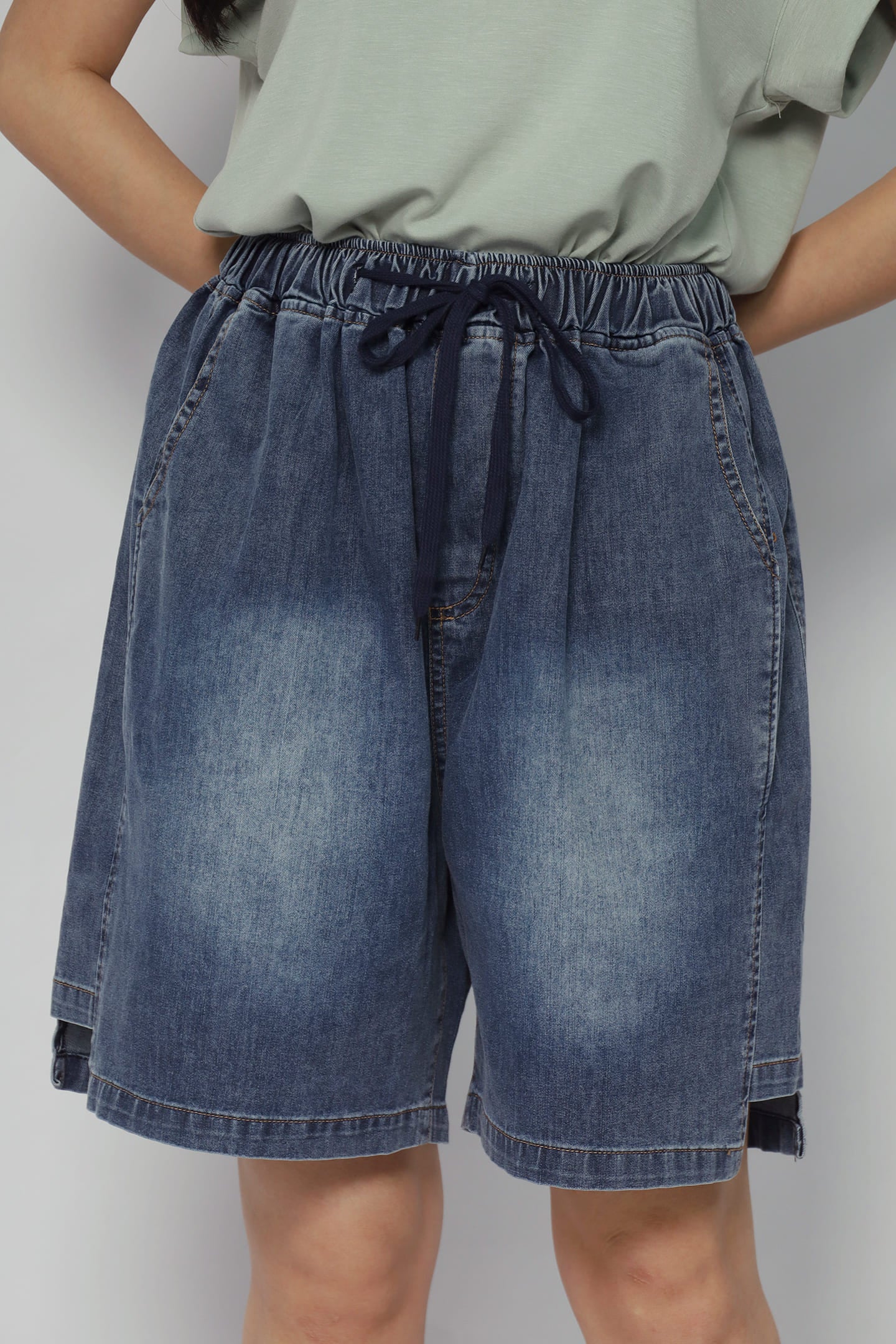 Dottie Shorts in Blue Denim