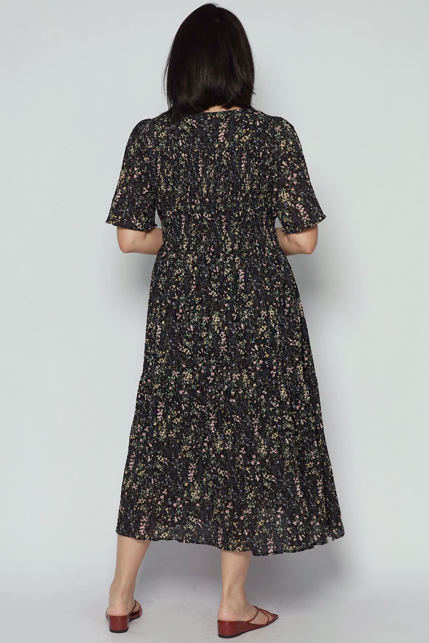Dovina Dress in Daisy Veil