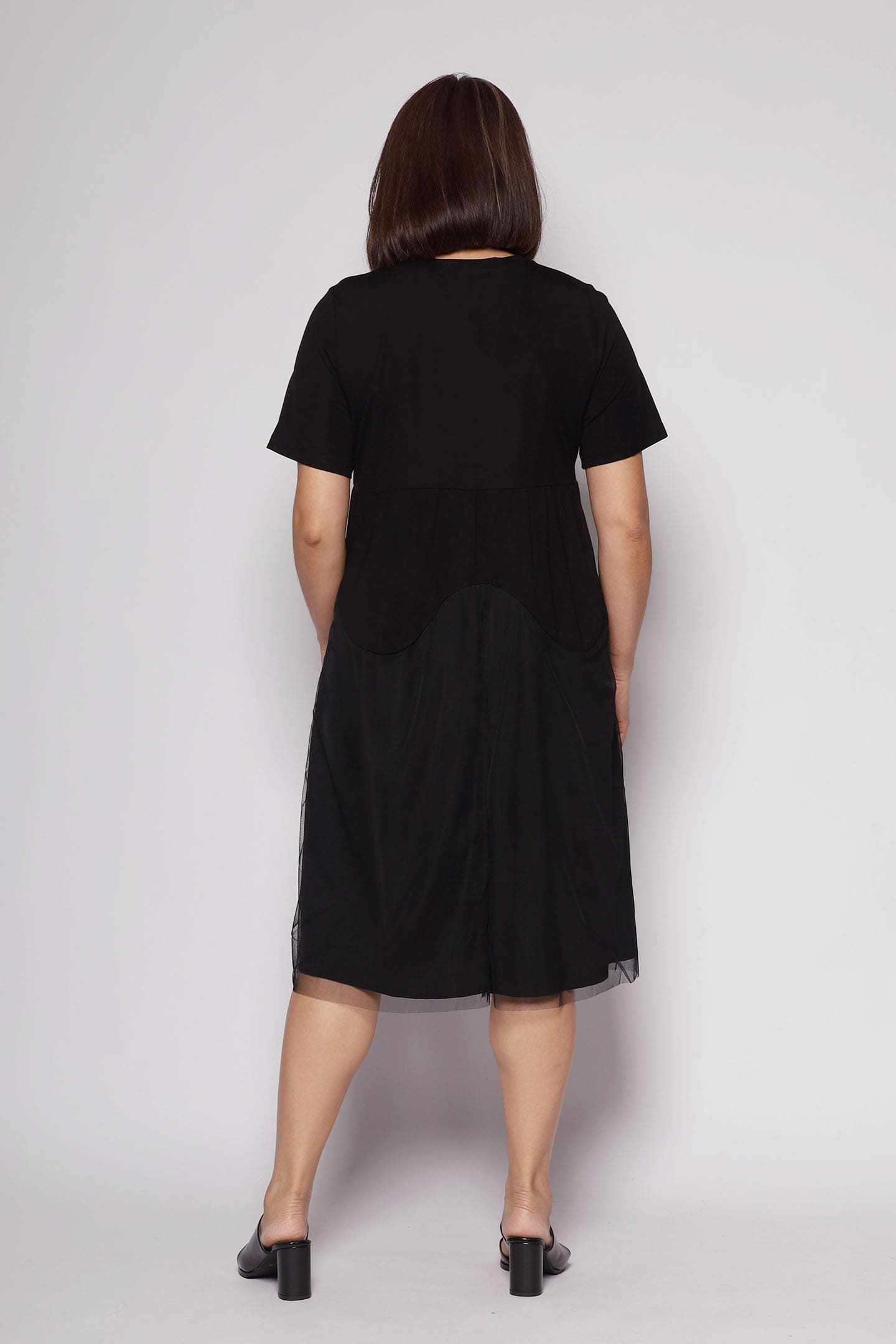 Dozo Mesh Dress in Black