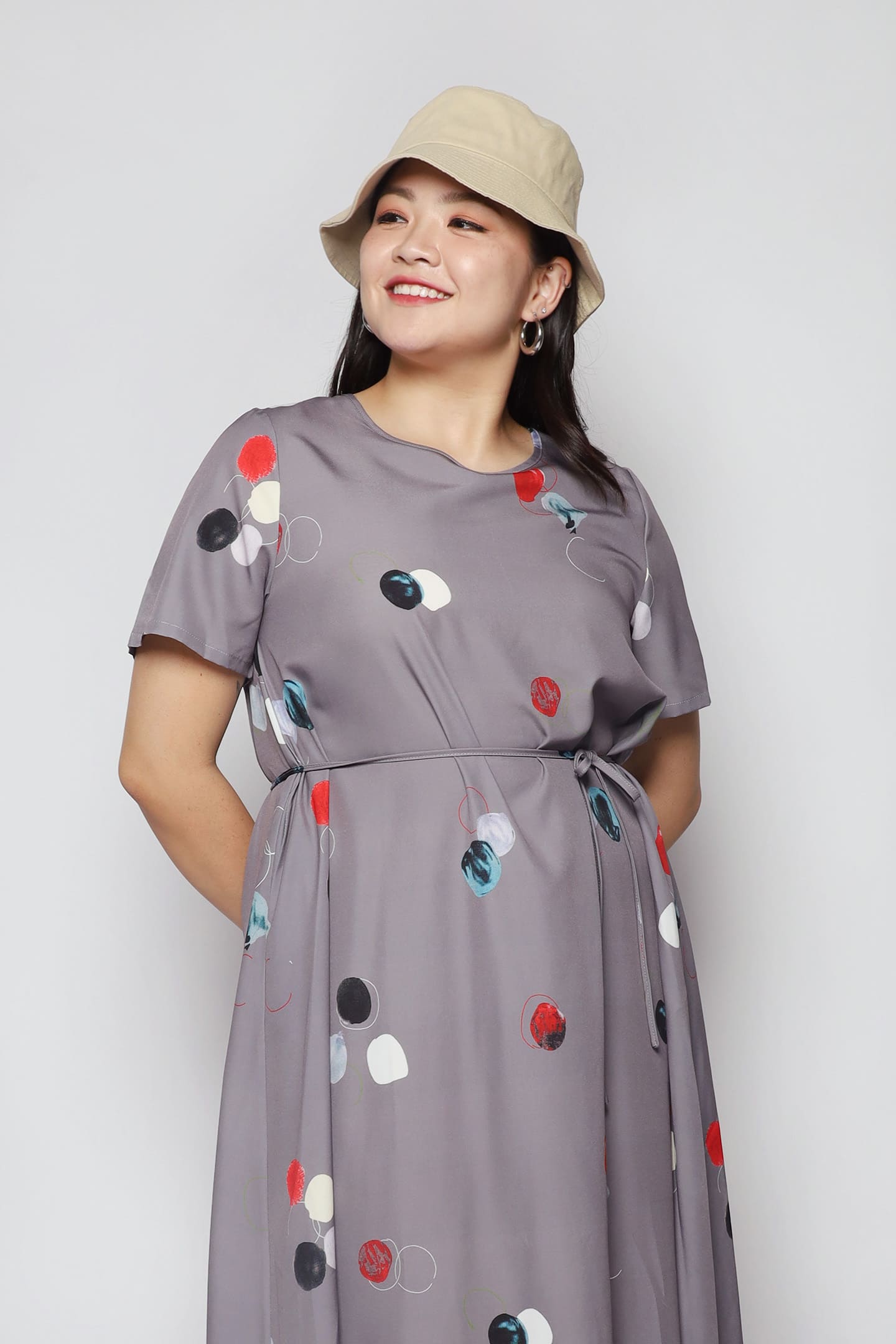 Yanyu Dress in Whimsical Circles