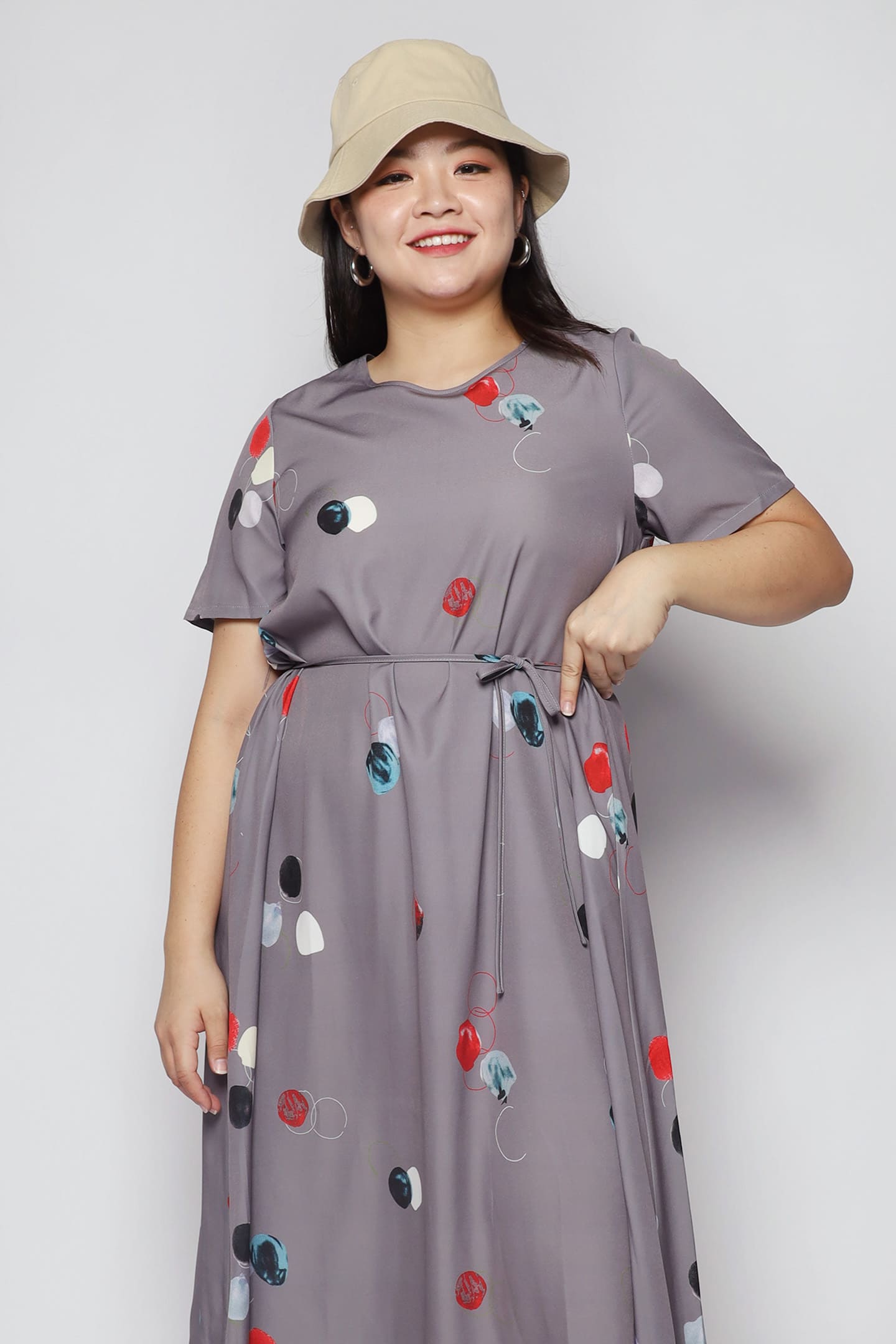 Yanyu Dress in Whimsical Circles