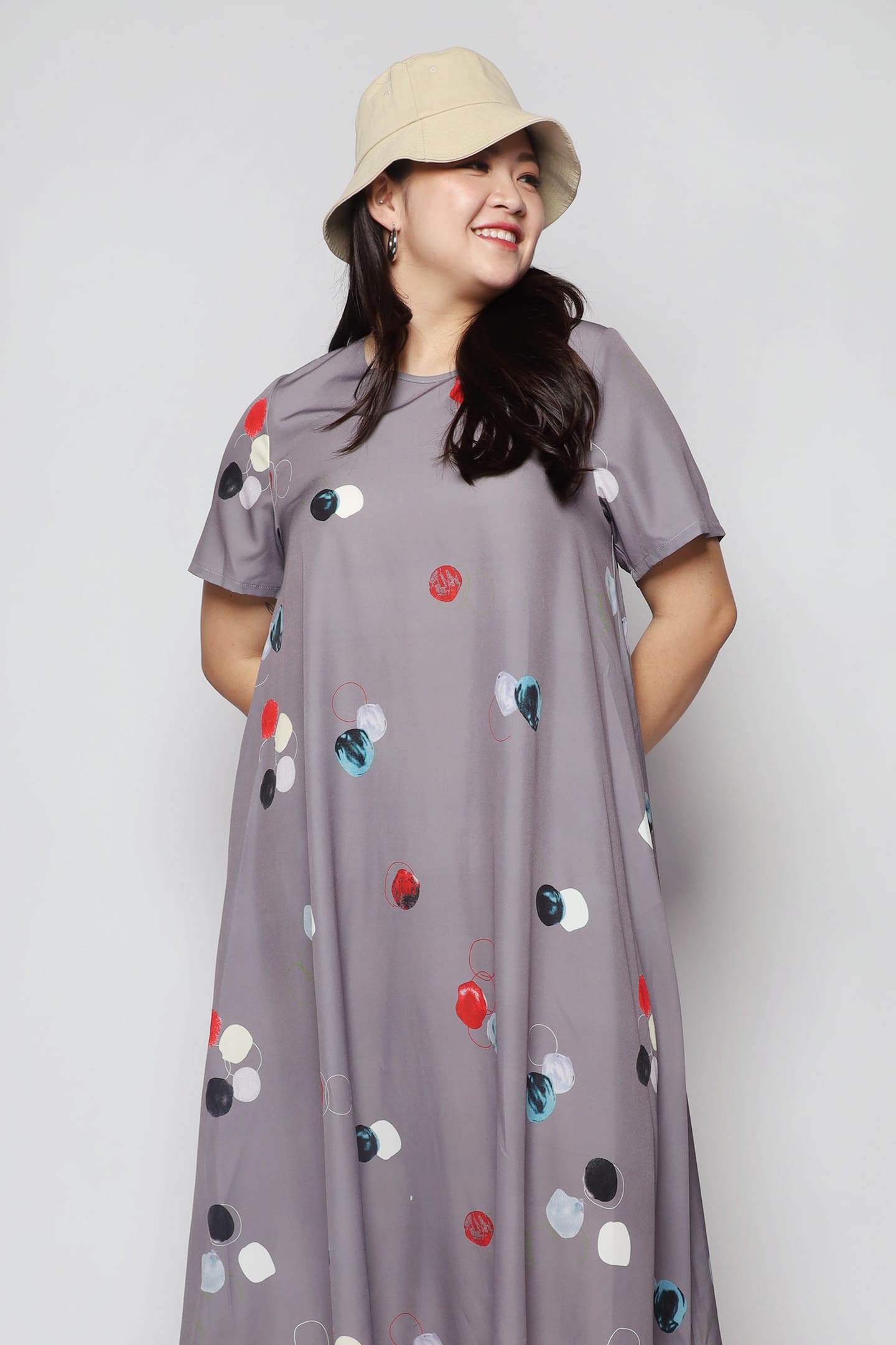 Yanyu Dress in Whimsical Circles