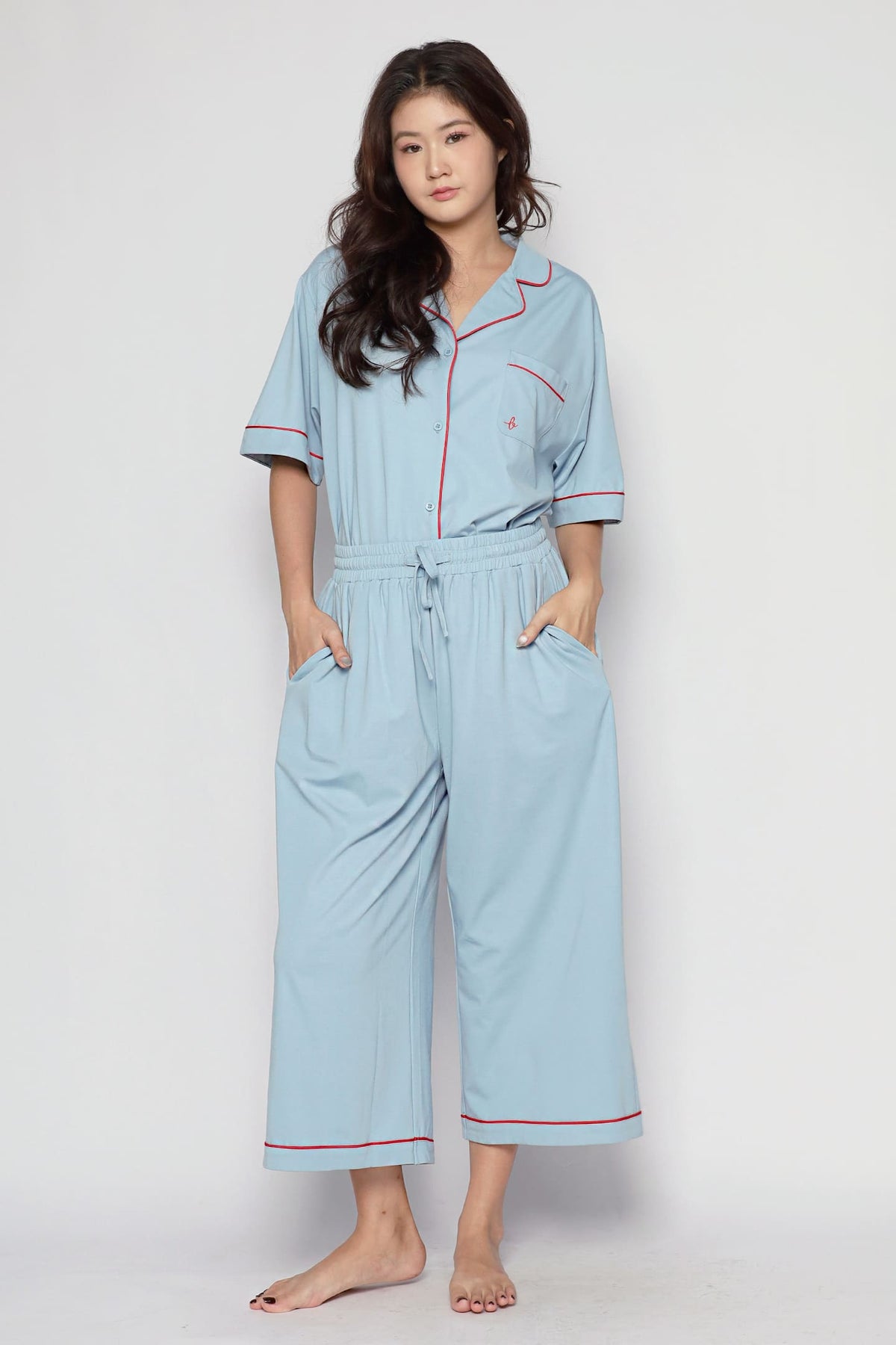 TENCEL - Dream Babe Pyjamas Pants Set in Cotton Candy