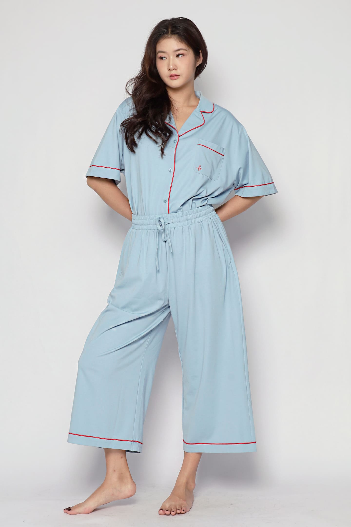 TENCEL - Dream Babe Pyjamas Pants Set in Cotton Candy