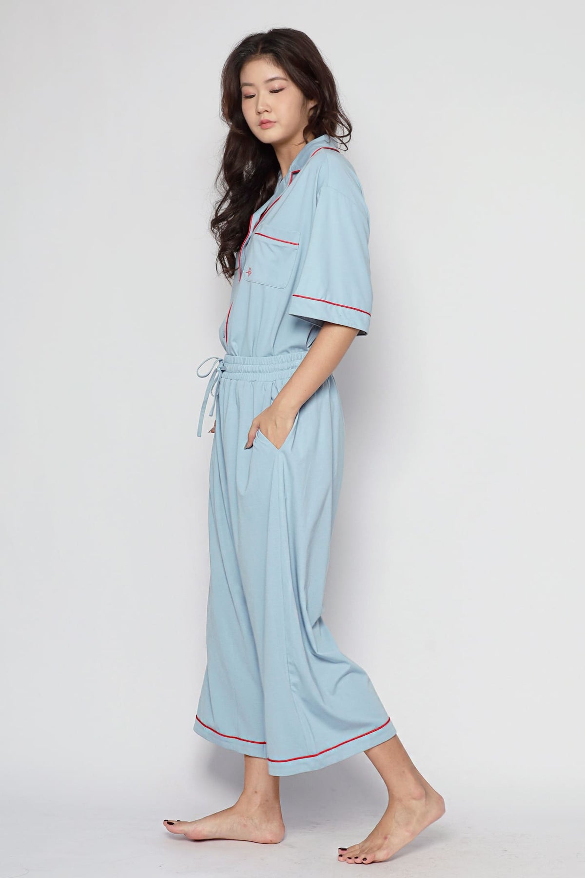 TENCEL - Dream Babe Pyjamas Pants Set in Cotton Candy