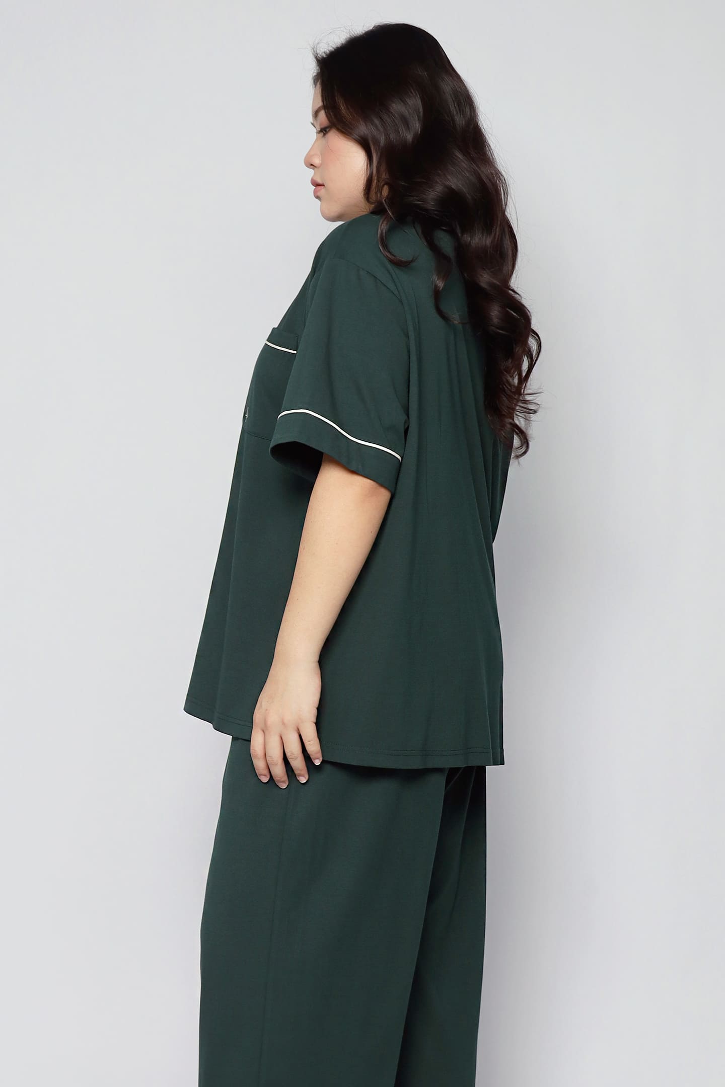 TENCEL - Dream Babe Pyjamas Pants Set in Matcha Latte