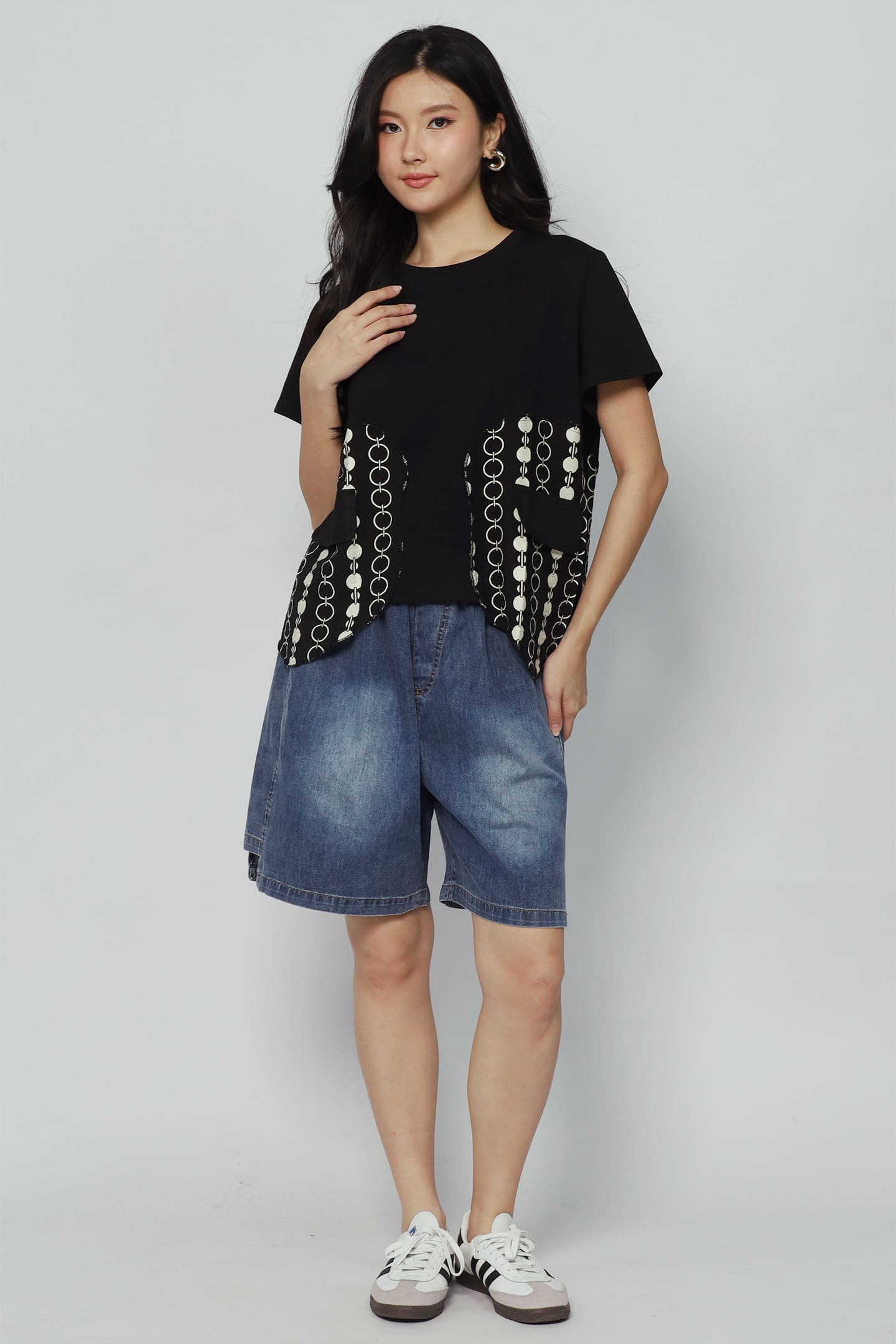 Drew Chain Top in Black