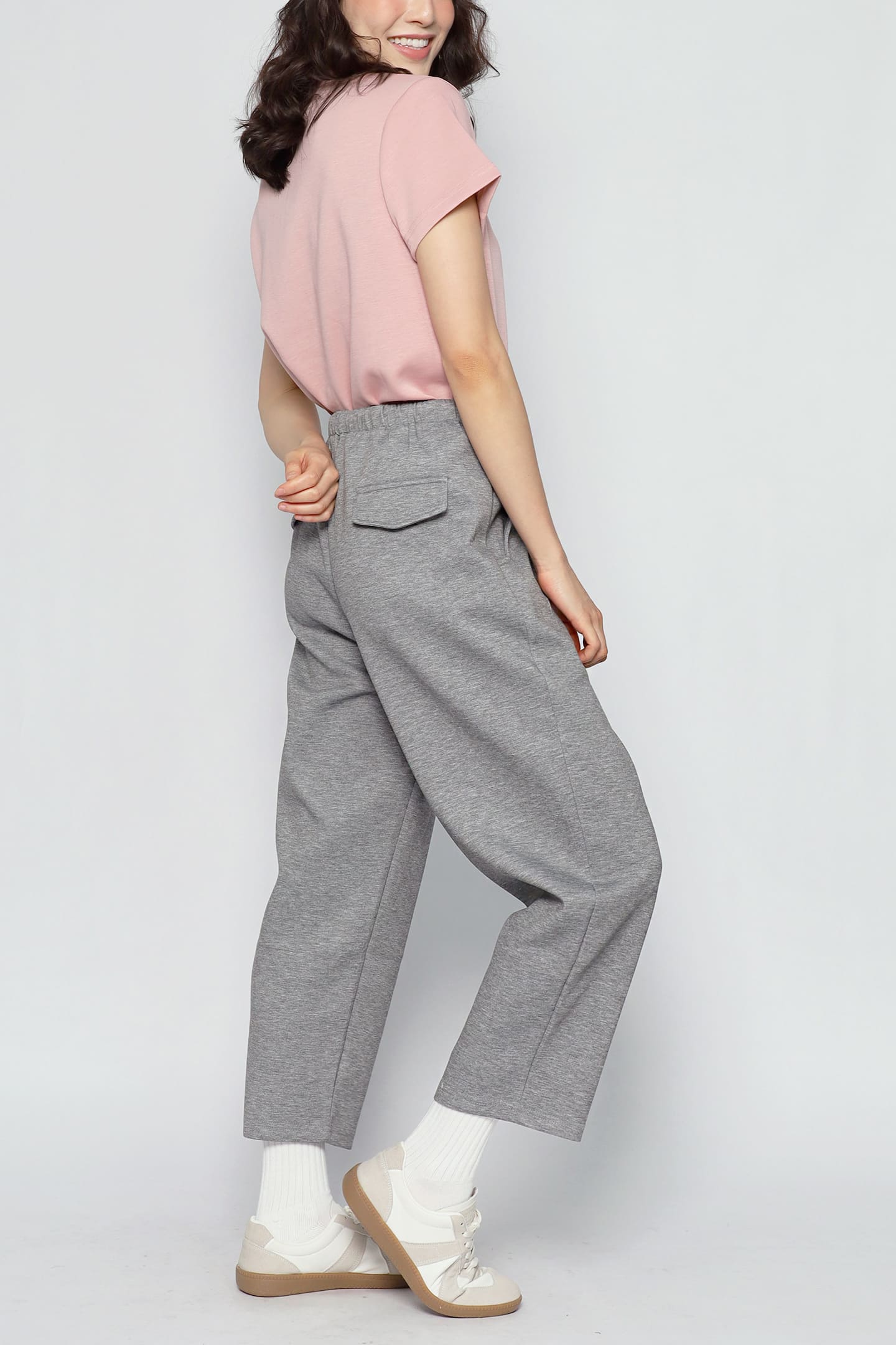 JOY - Relax Flow Pants in Grey