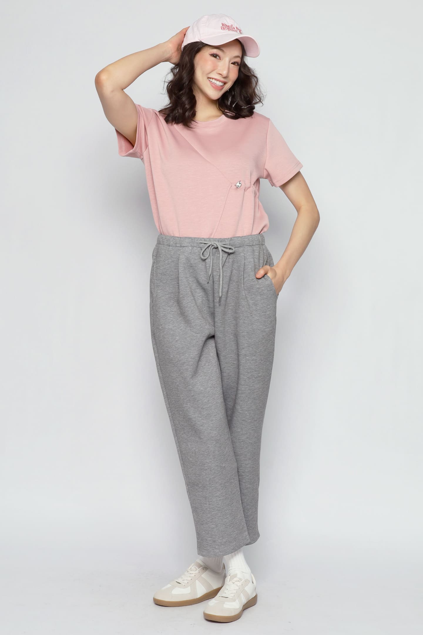 JOY - Relax Flow Pants in Grey