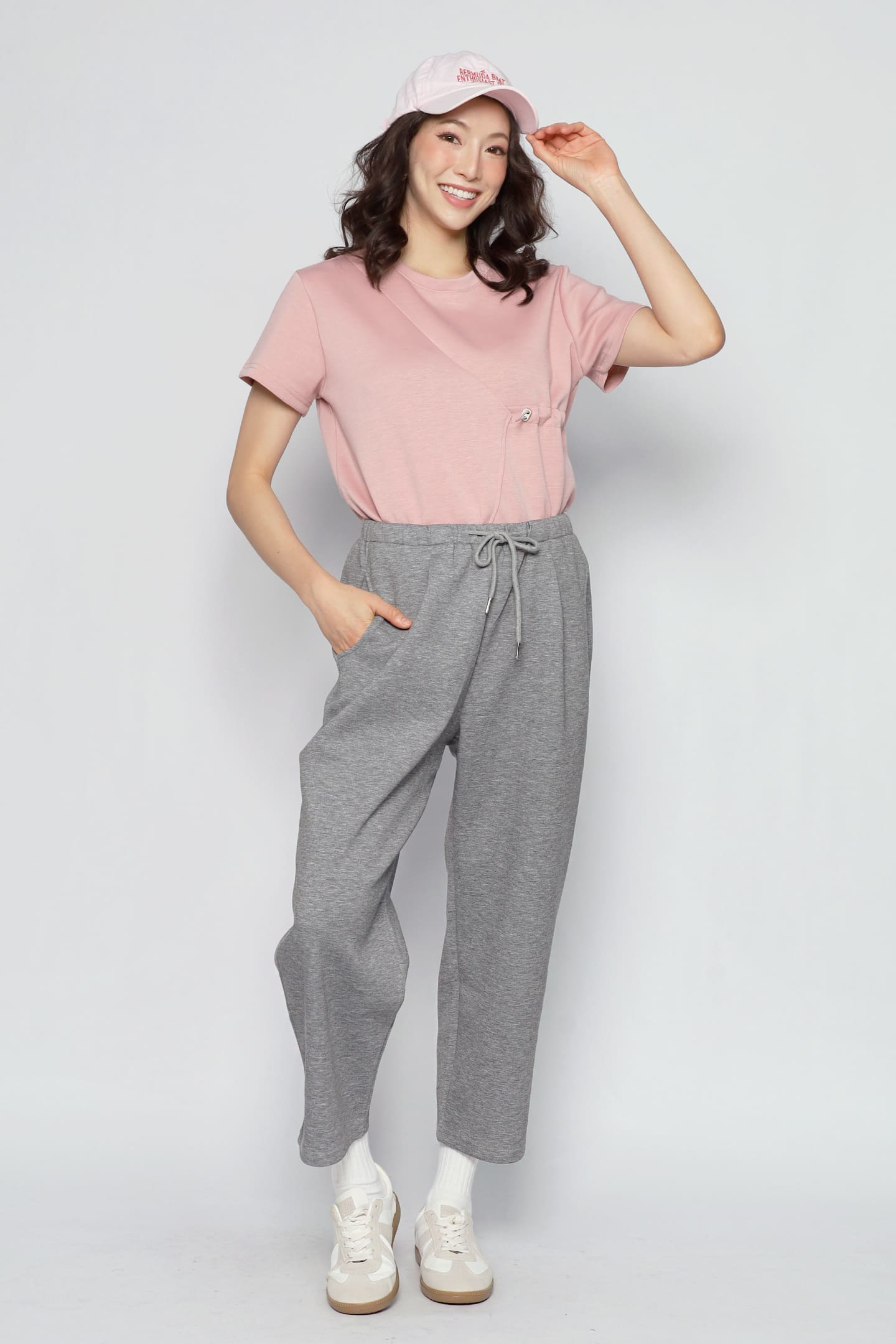 JOY - Relax Flow Pants in Grey