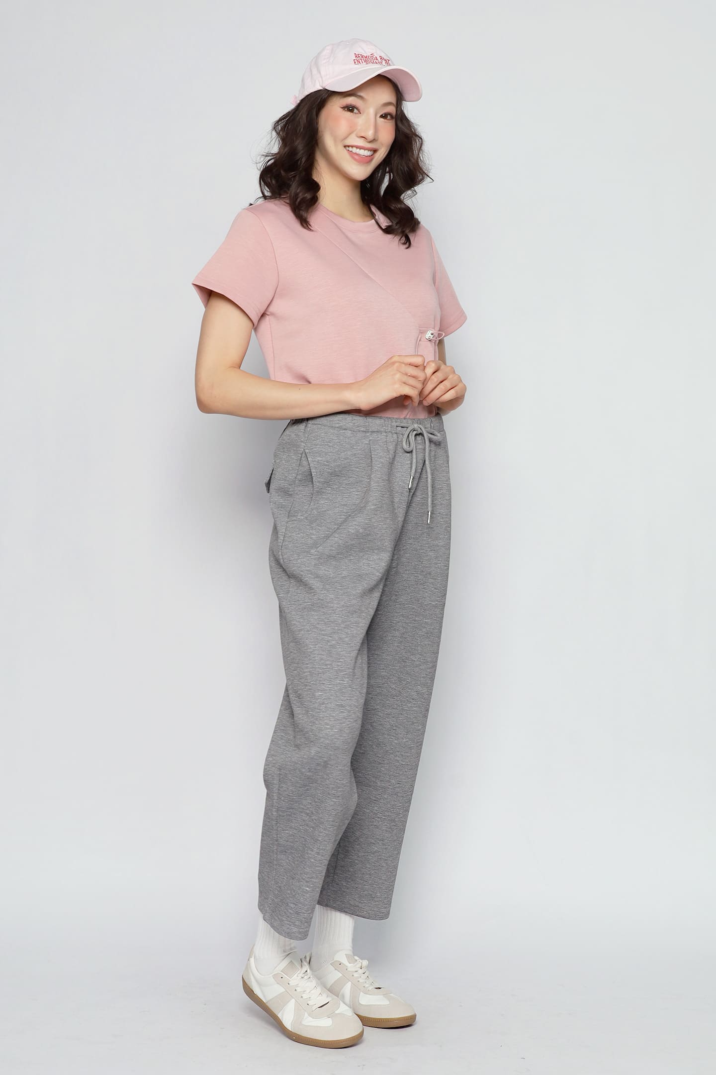 JOY - Relax Flow Pants in Grey