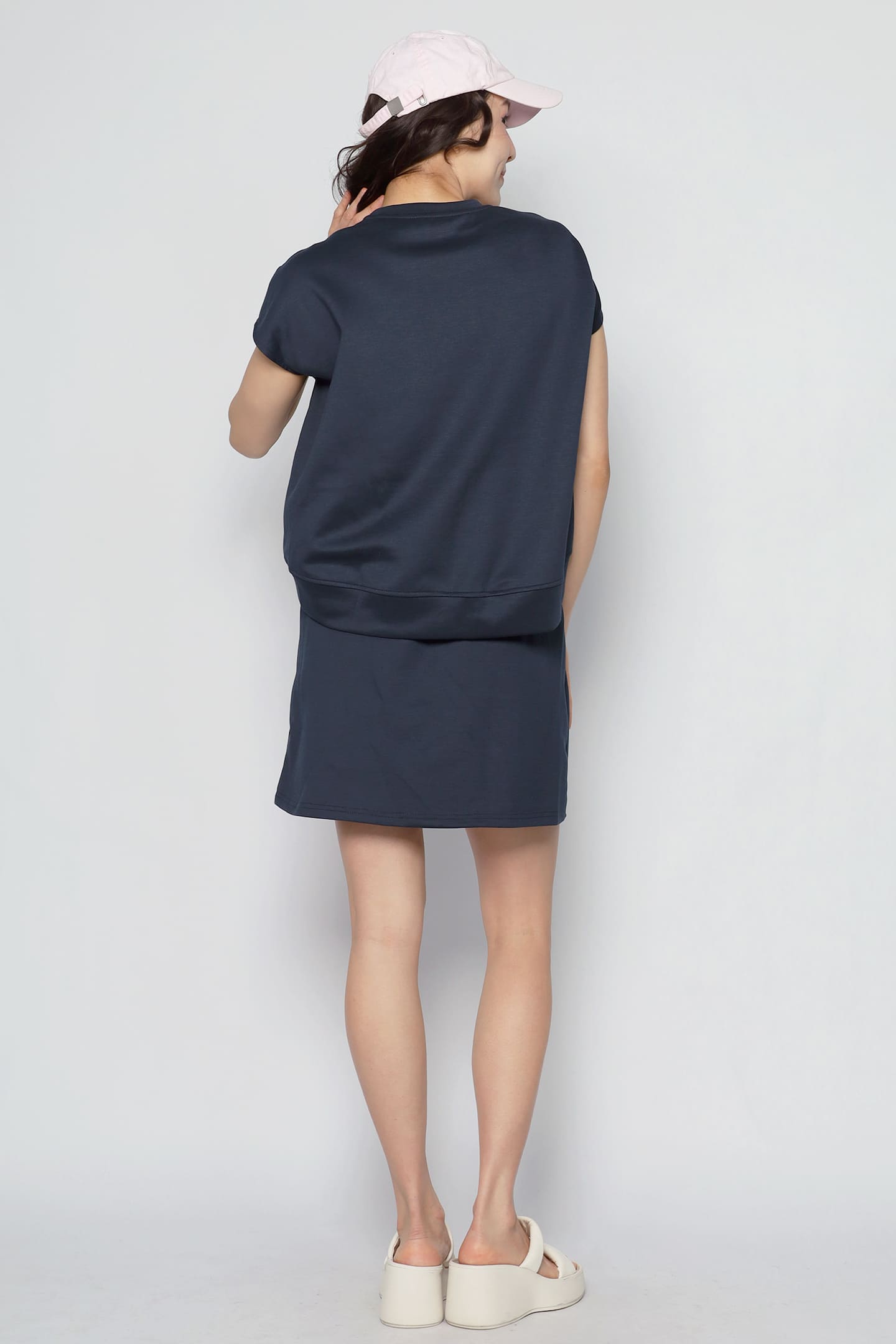 JOY - Easy Switch 2 in 1 Top and Skorts Set in Navy Blue