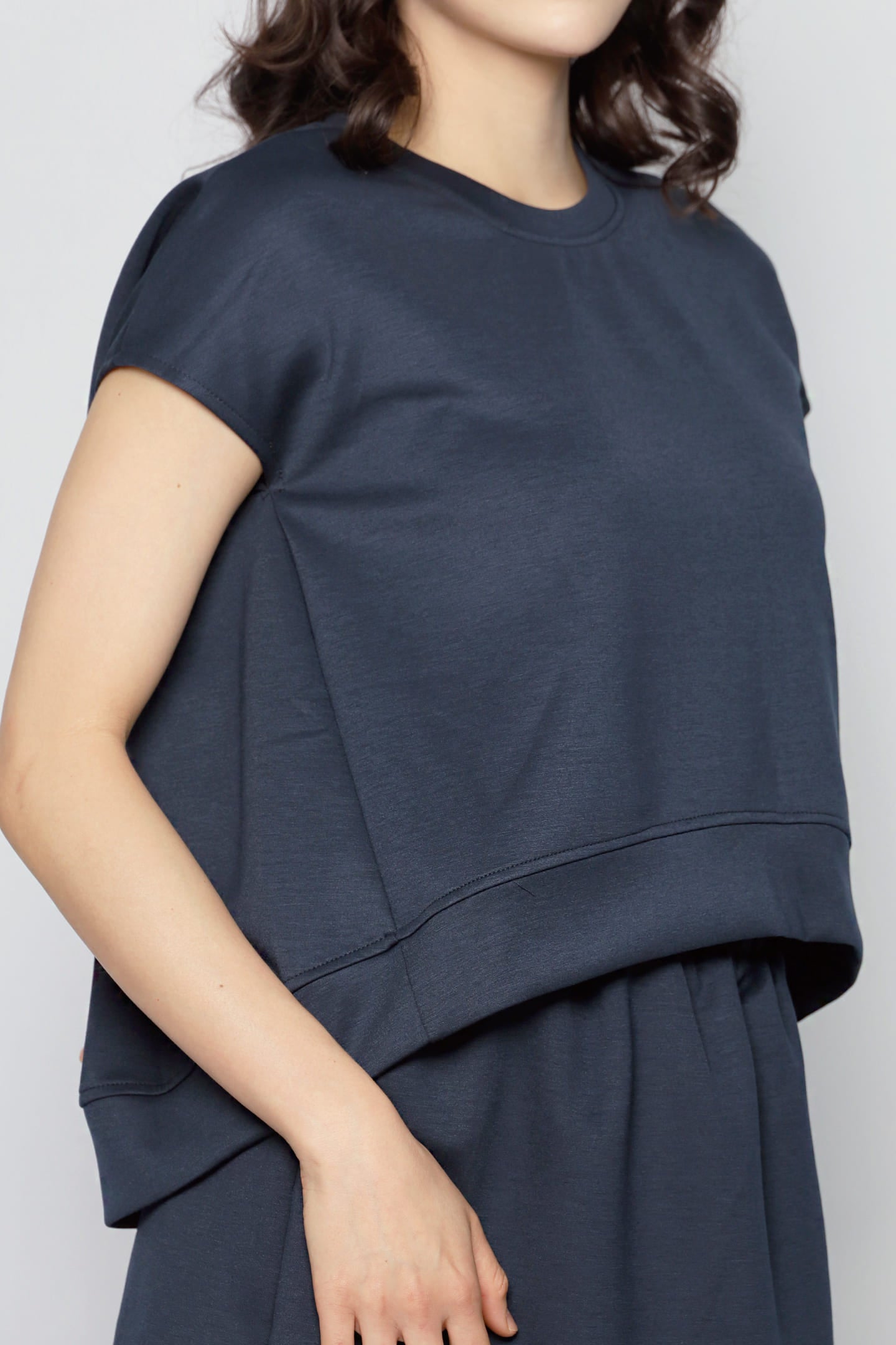 JOY - Easy Switch 2 in 1 Top and Skorts Set in Navy Blue