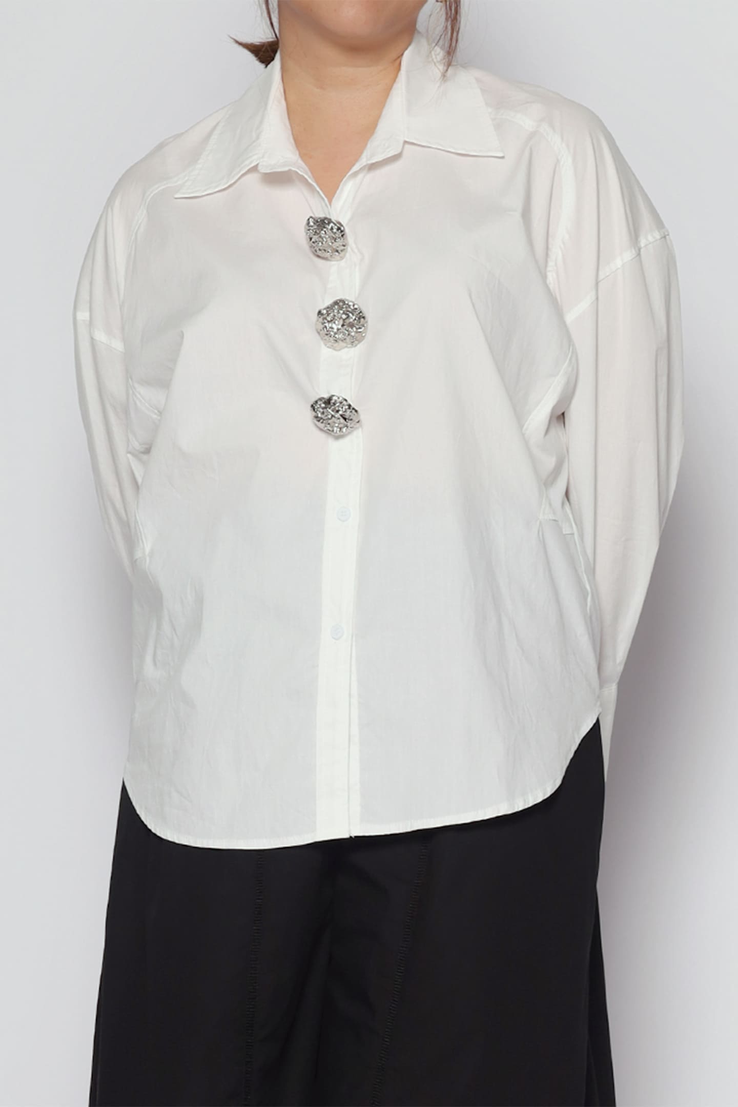 Elim Embellished Shirt in White