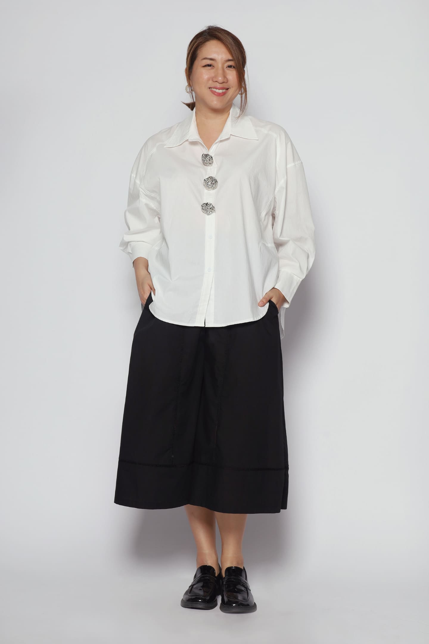 Elim Embellished Shirt in White