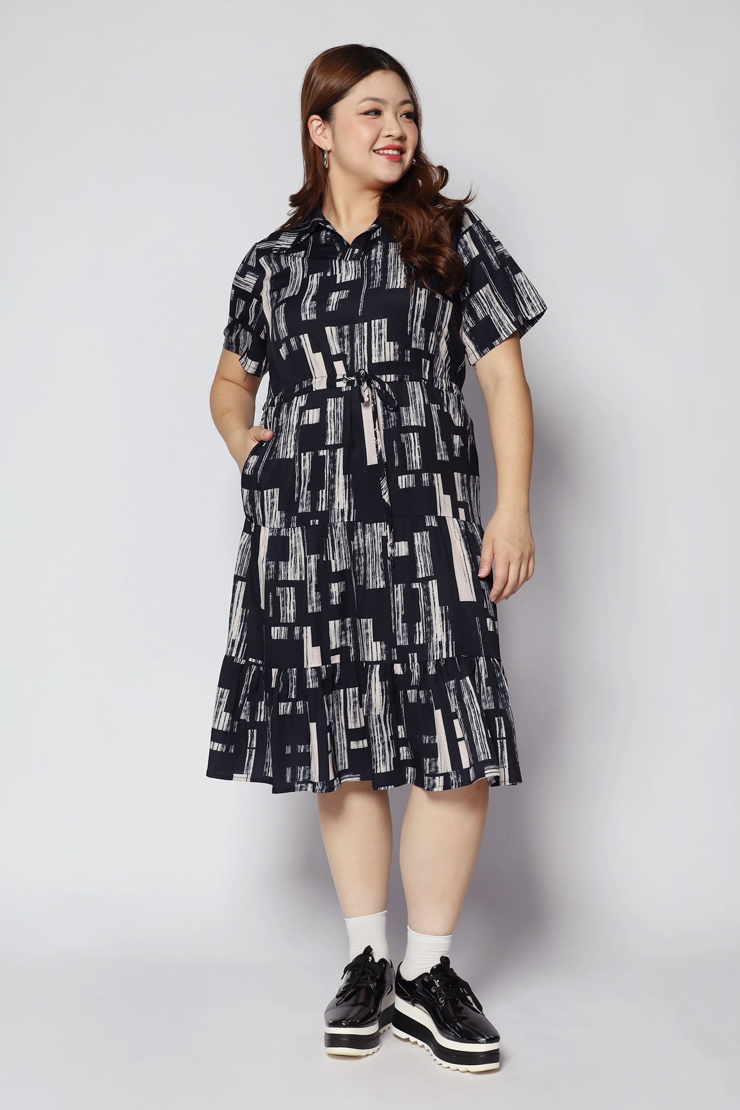 Elly Dress in Geometric