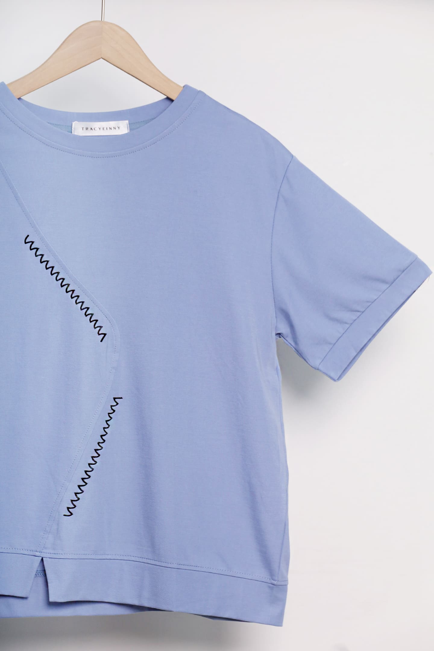 Easy by TE - Evie Zigzag Top in Blue